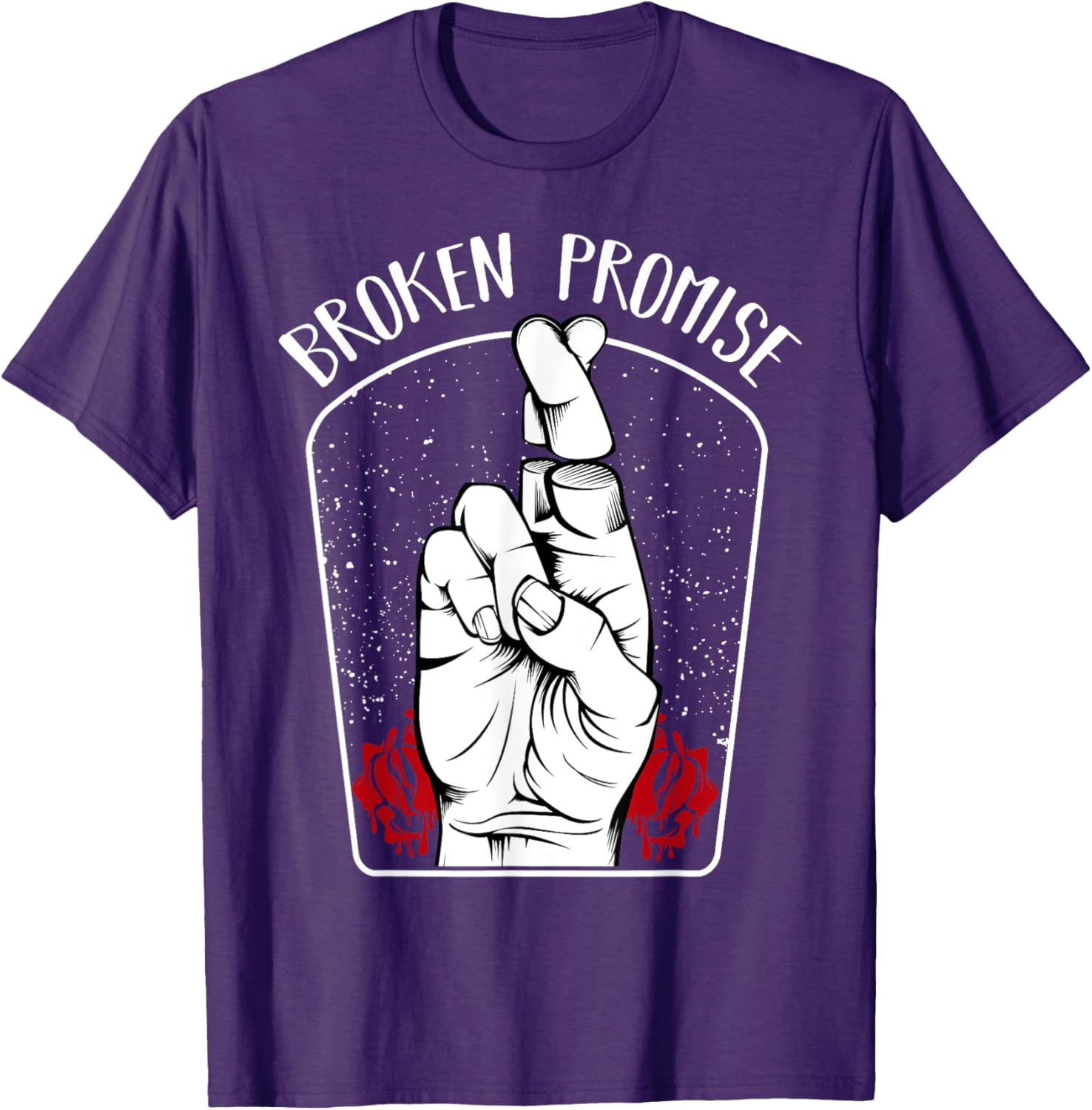 Broken Promise Aesthetic Vaporwave Anime Grunge Goth Kawaii T-shirt