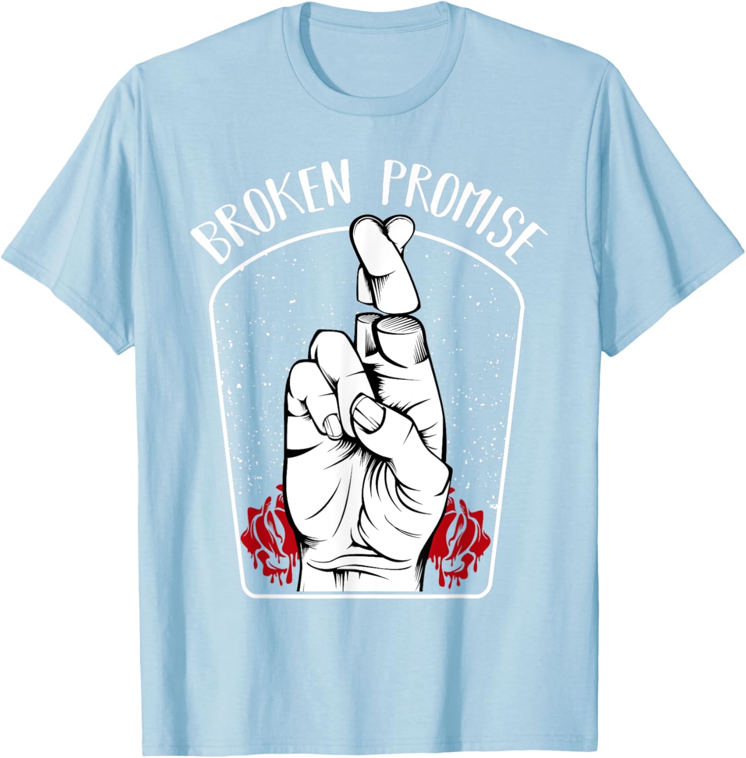 Broken Promise Aesthetic Vaporwave Anime Grunge Goth Kawaii T-shirt