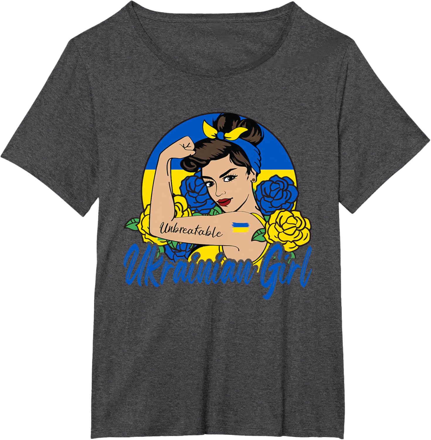 Ukrainian Girl Ukraine Woman Ukrainians Flag T-shirt