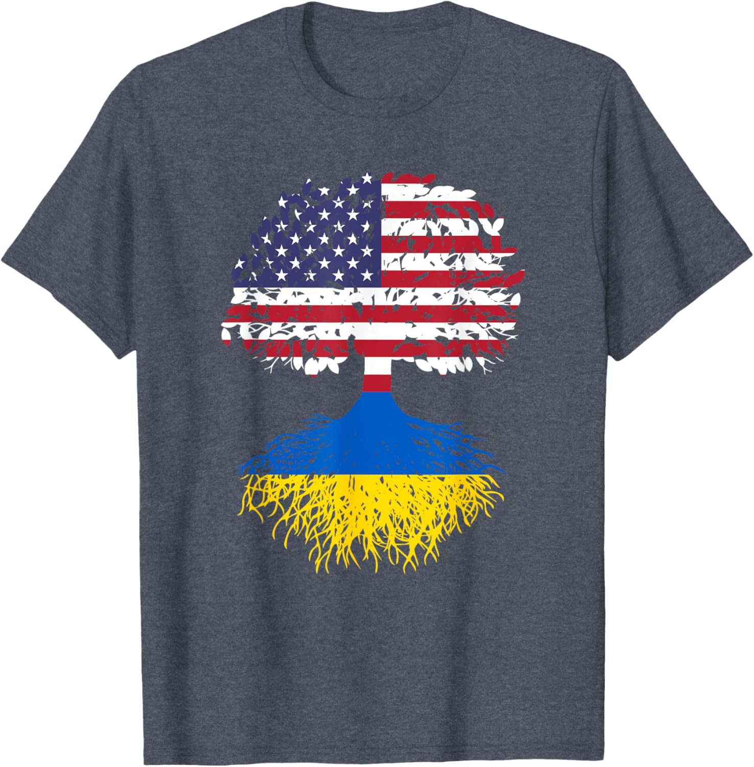 Ukrainian Roots Ukraine National Heritage Tree Gift T-shirt