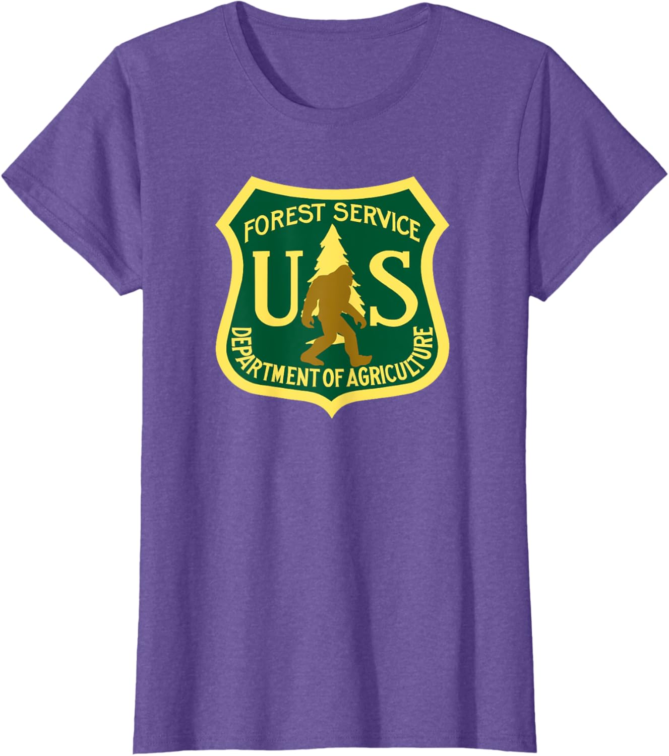 Bigfoot Sasquatch Yeti Usfs Funny T-shirt