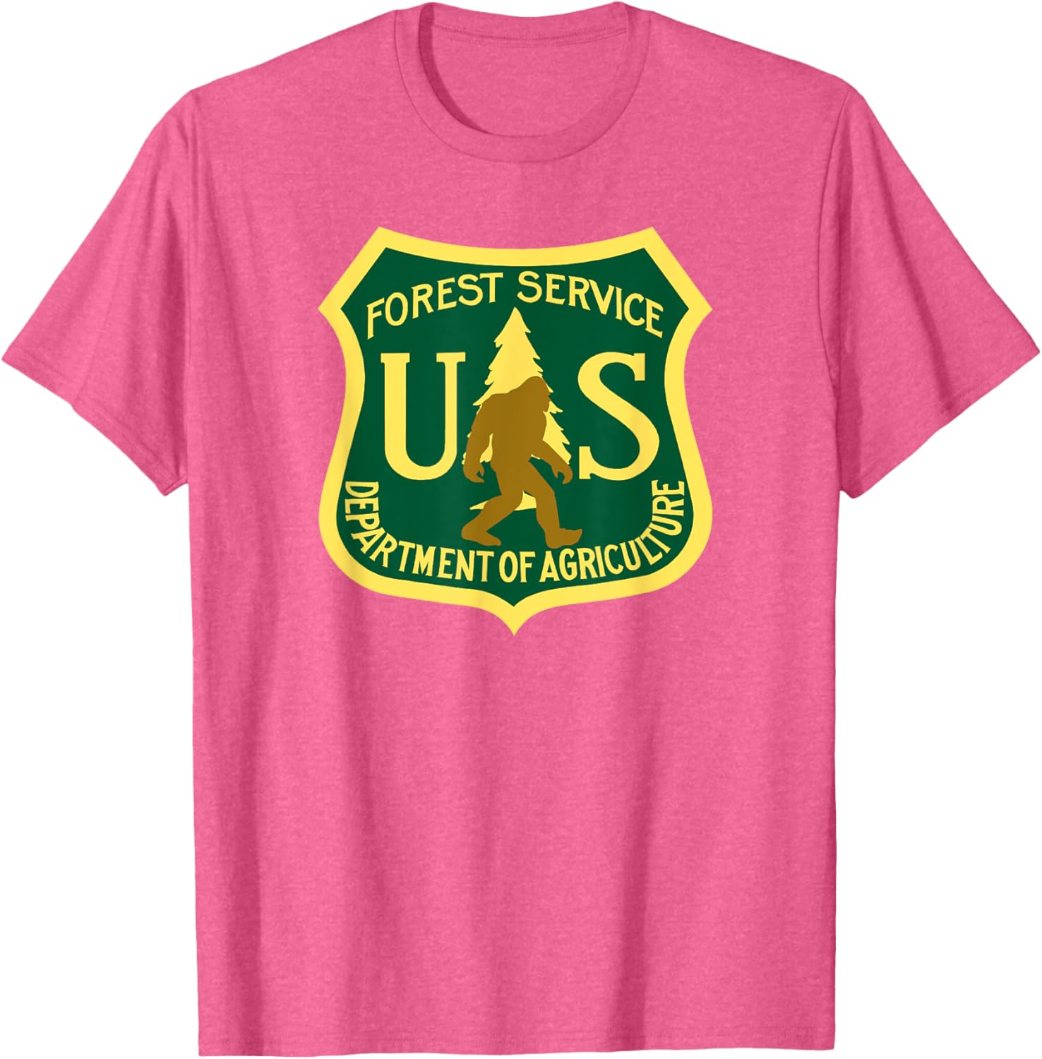 Bigfoot Sasquatch Yeti Usfs Funny T-shirt