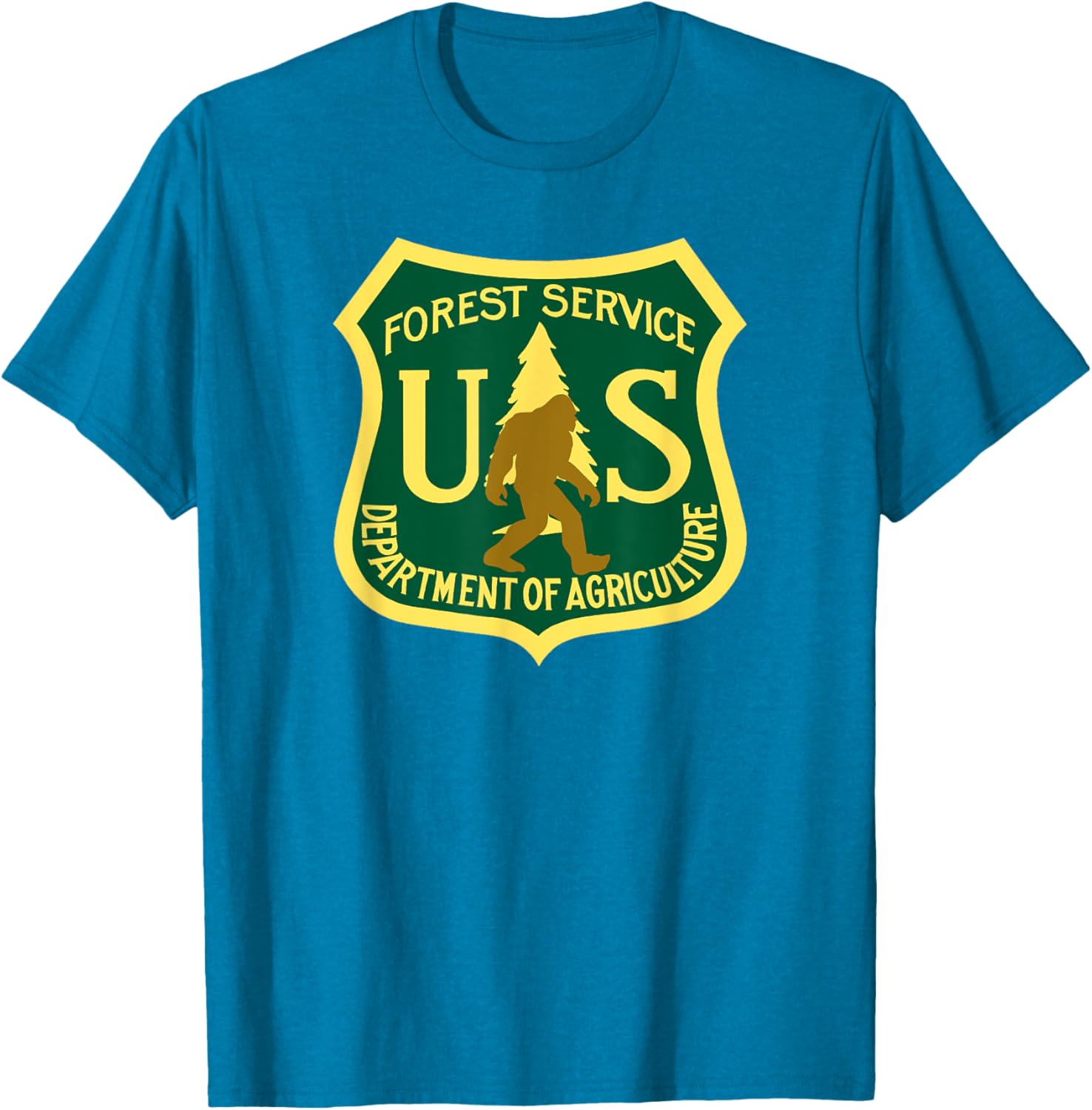 Bigfoot Sasquatch Yeti Usfs Funny T-shirt