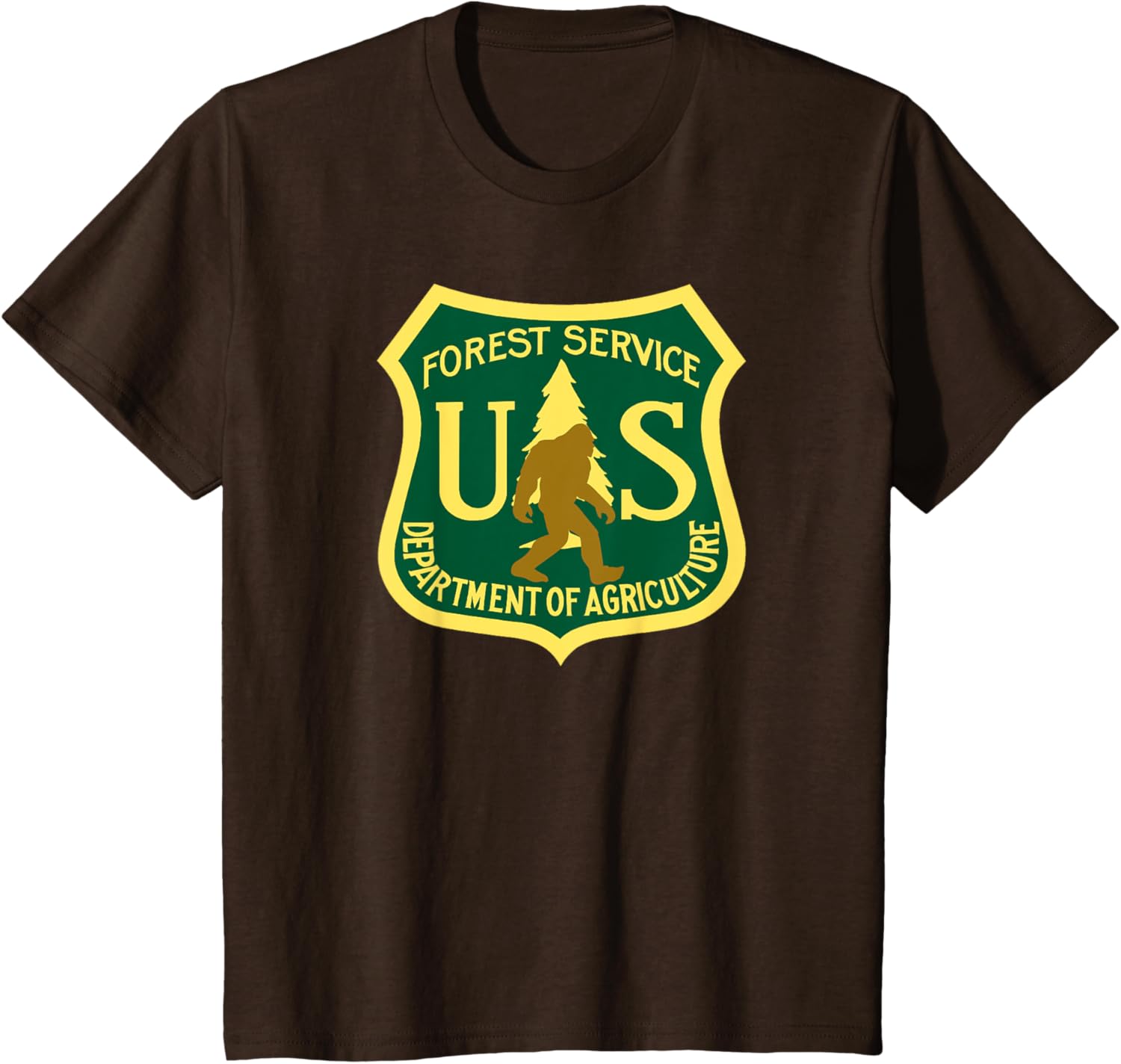 Bigfoot Sasquatch Yeti Usfs Funny T-shirt