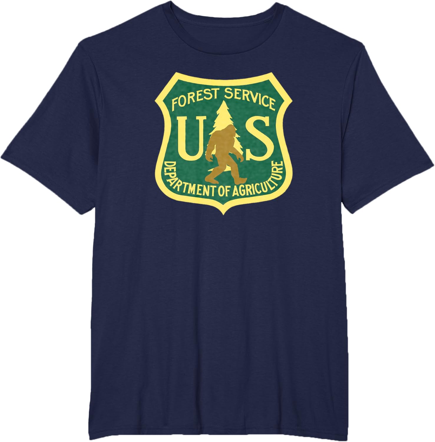 Bigfoot Sasquatch Yeti Usfs Funny T-shirt