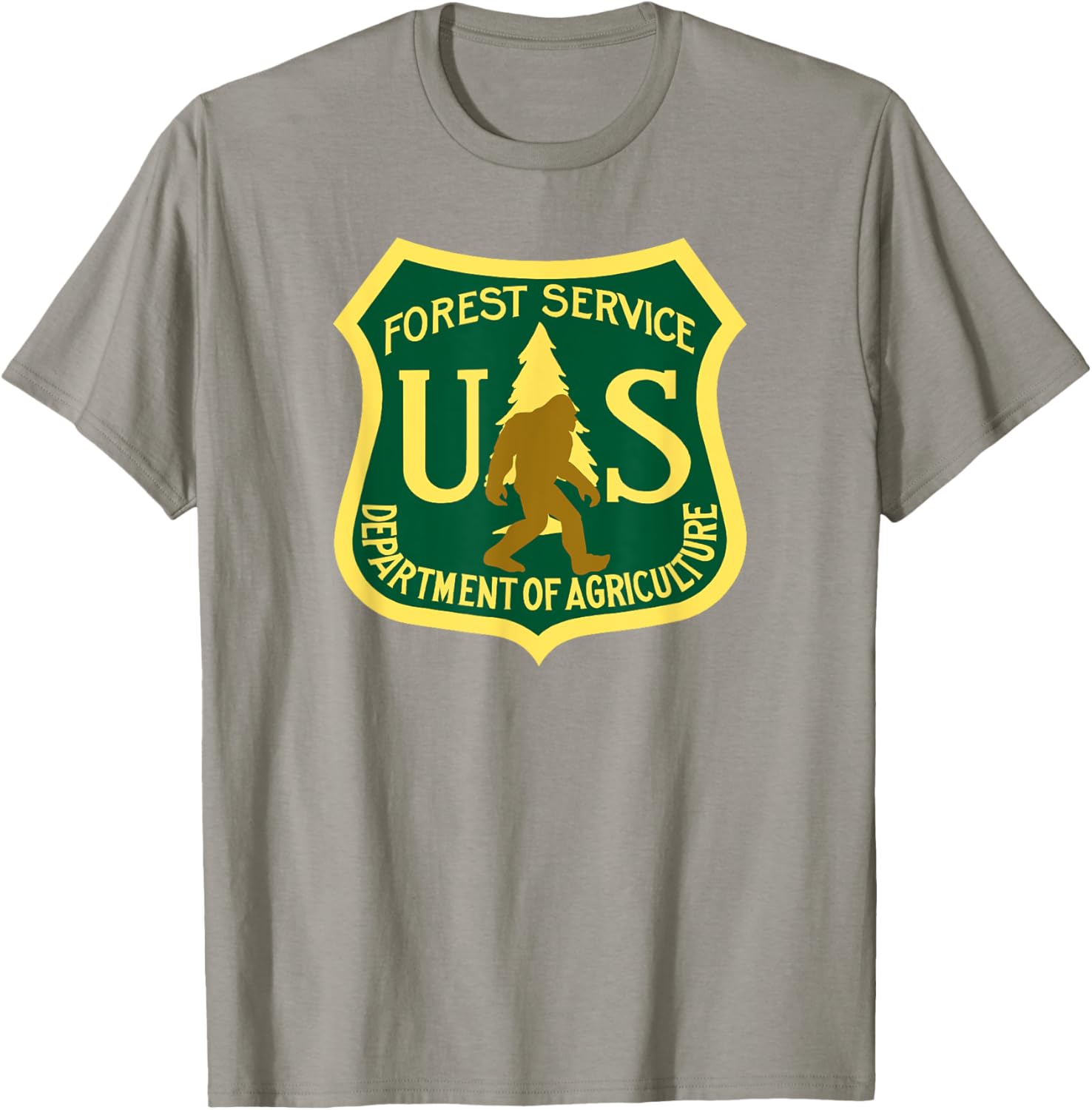 Bigfoot Sasquatch Yeti Usfs Funny T-shirt