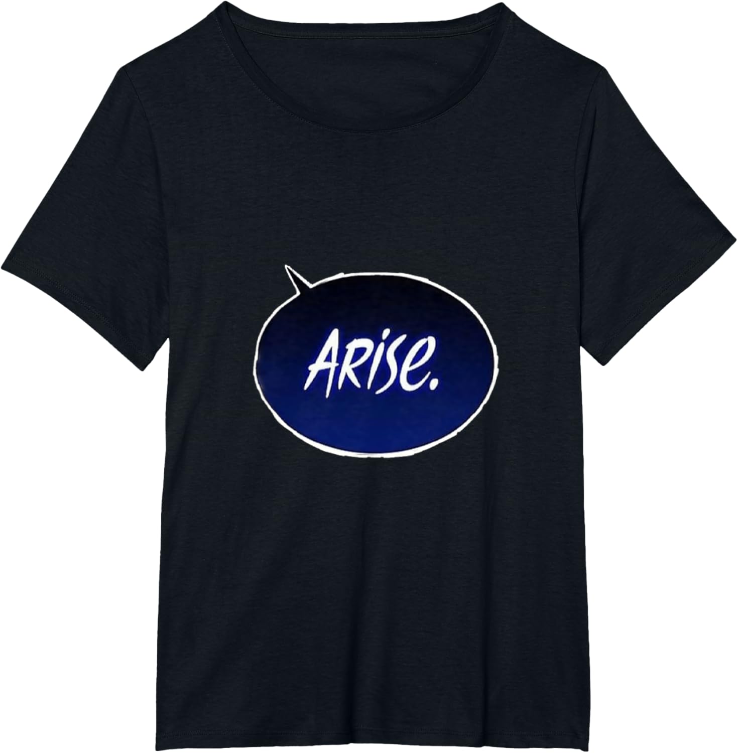 Anime Graphic Tee Arise Catchphrase Embroidered Apparel T-shirt
