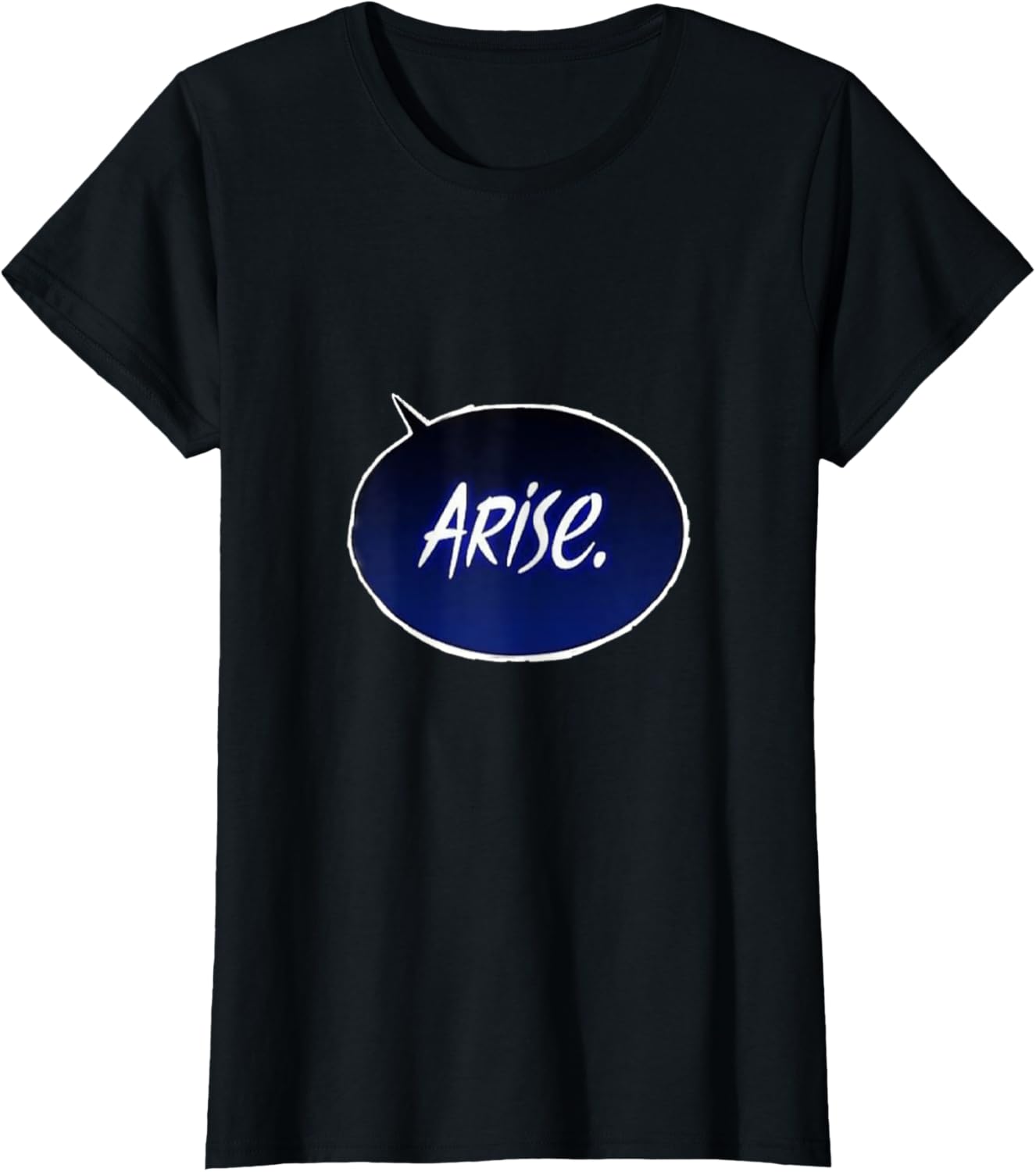 Anime Graphic Tee Arise Catchphrase Embroidered Apparel T-shirt