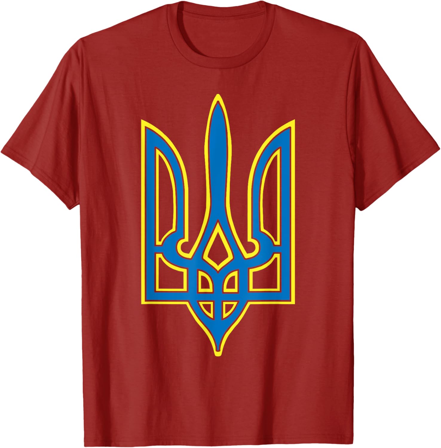 Ukraine Ukrainians Ukrainian Kiev Trysub Flag T-shirt