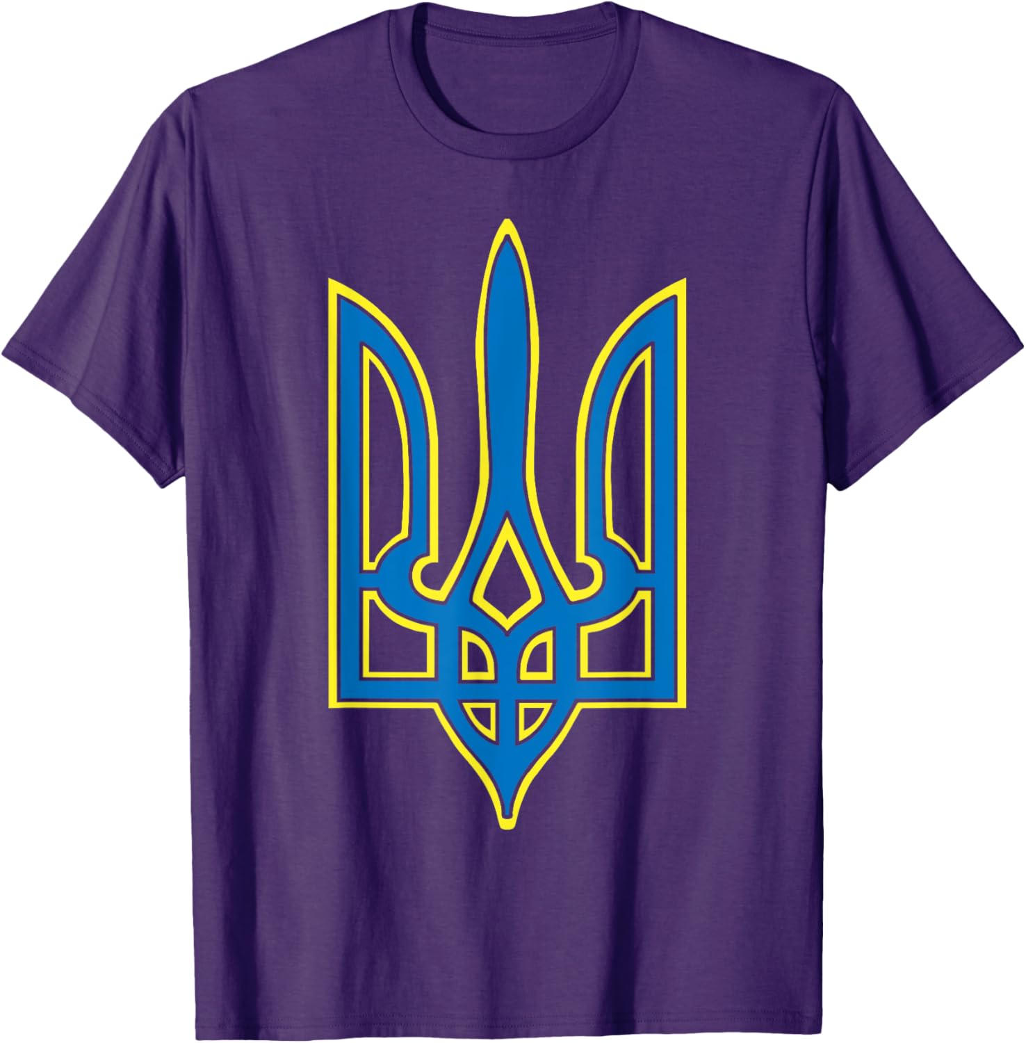 Ukraine Ukrainians Ukrainian Kiev Trysub Flag T-shirt