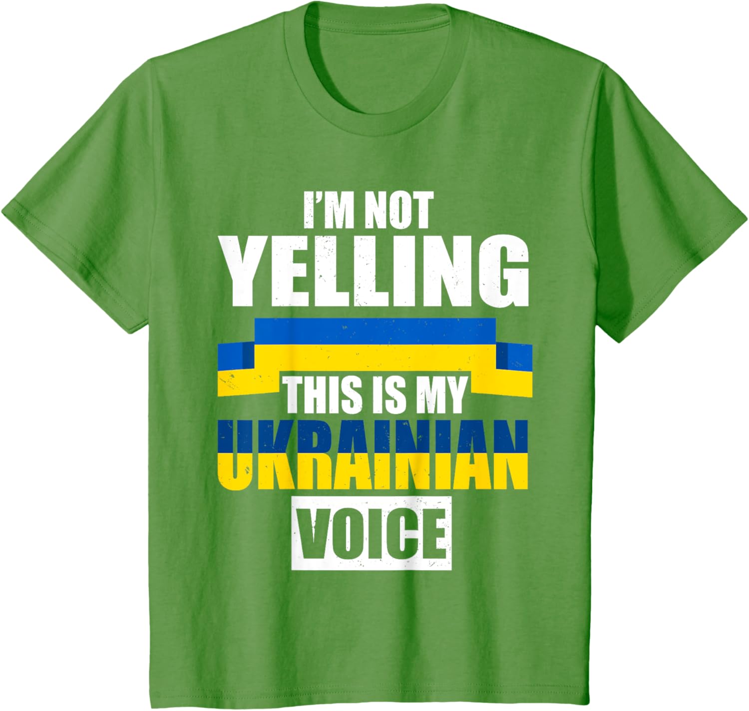 I'm Not Yelling This Is My Ukrainian Voice Ukraine Vacation T-shirt