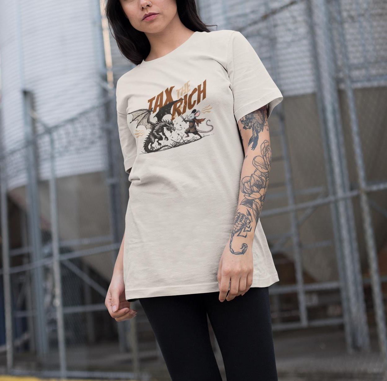 Tax The Rich Shirt 2025 Anime Graphic Tee Oversized Streetwear Anti-capitalism Statement Shirt Manga Aesthetic T-shirt