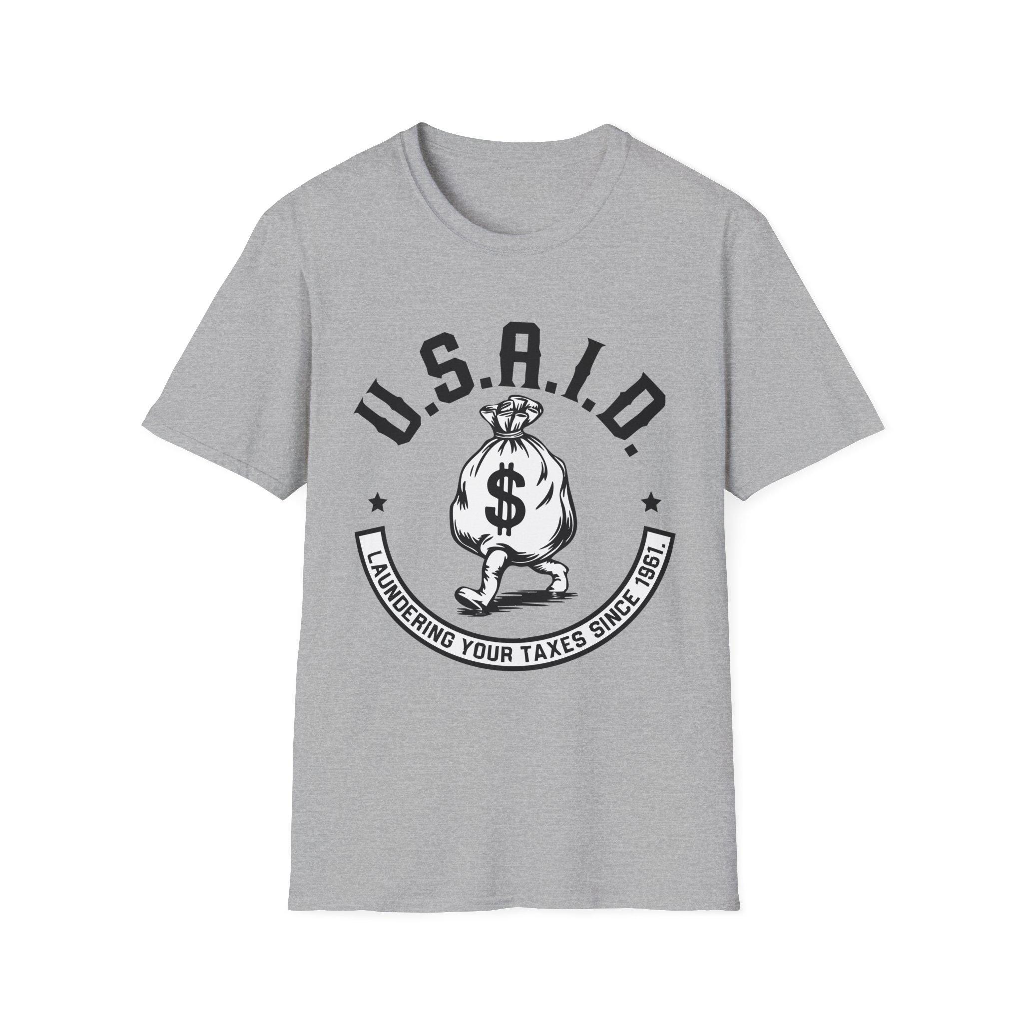 Funny Tax-usaid Design T-shirt Perfect For Tax Season Gift For Accountants Humor Clothing Unisex Softstyle Tee