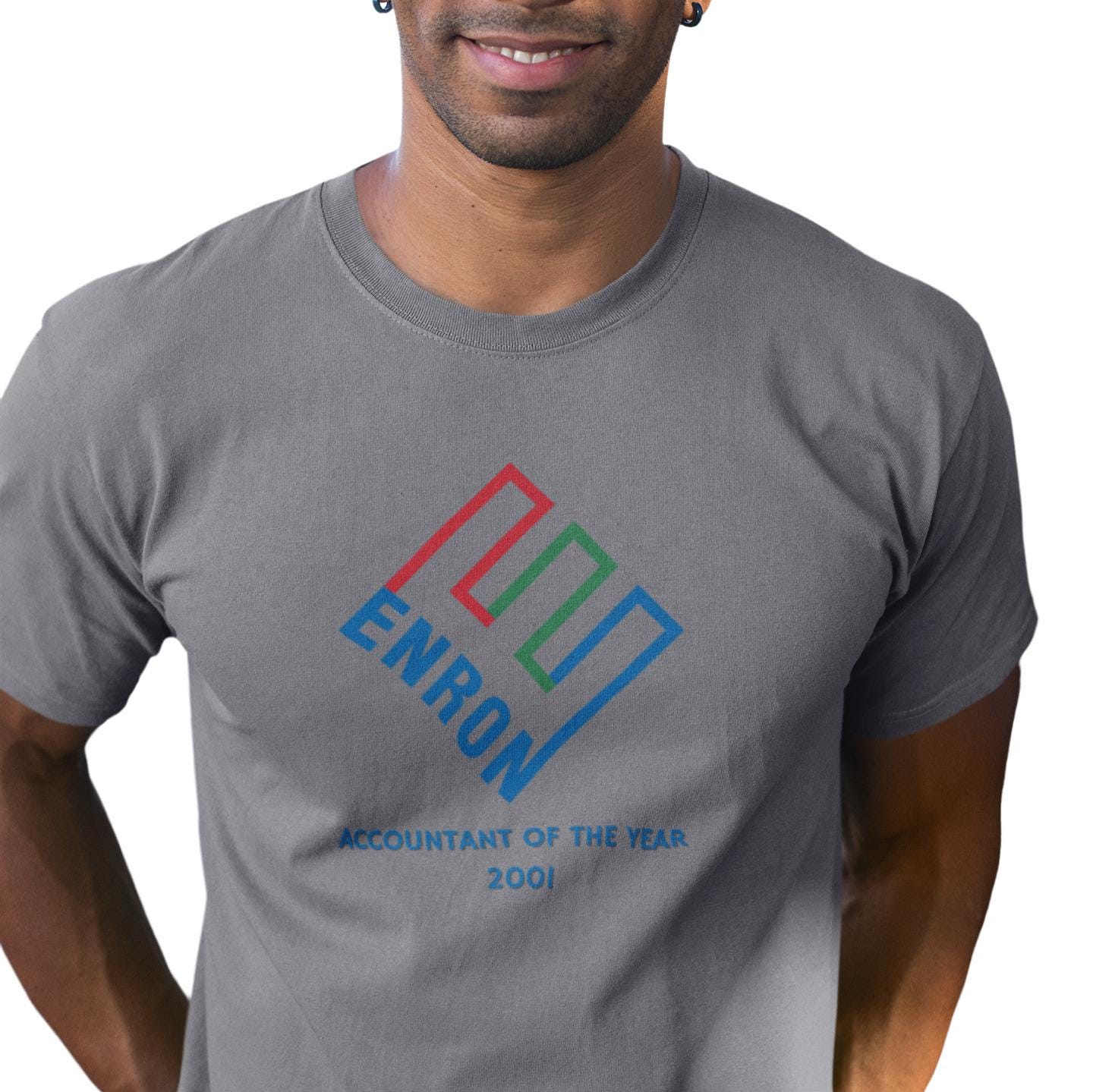 Accountant Gift T-shirt Tax Season Stress Relief Co Worker Gifts For Accountants Enron Scandal Funny Shirt