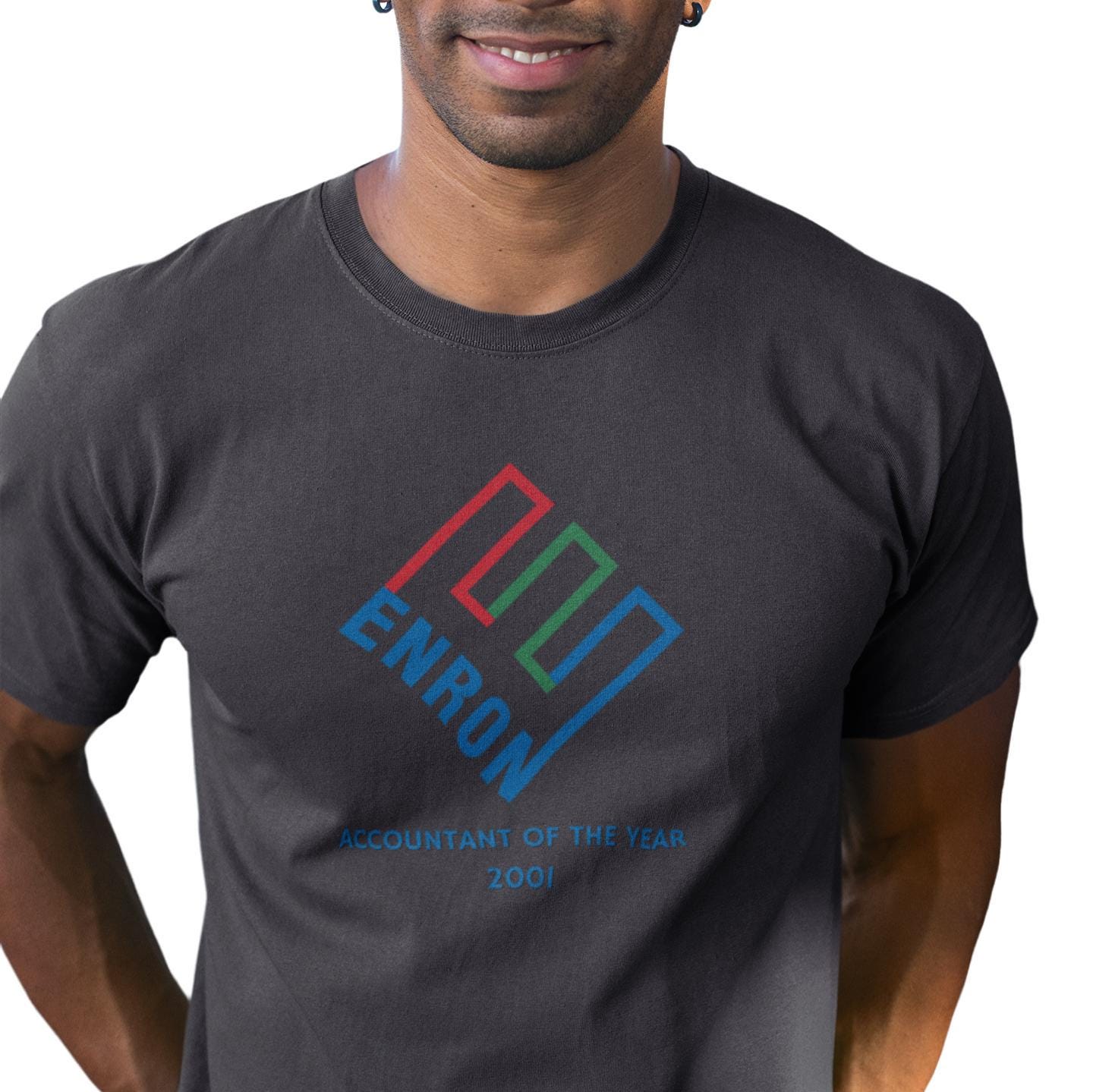 Accountant Gift T-shirt Tax Season Stress Relief Co Worker Gifts For Accountants Enron Scandal Funny Shirt