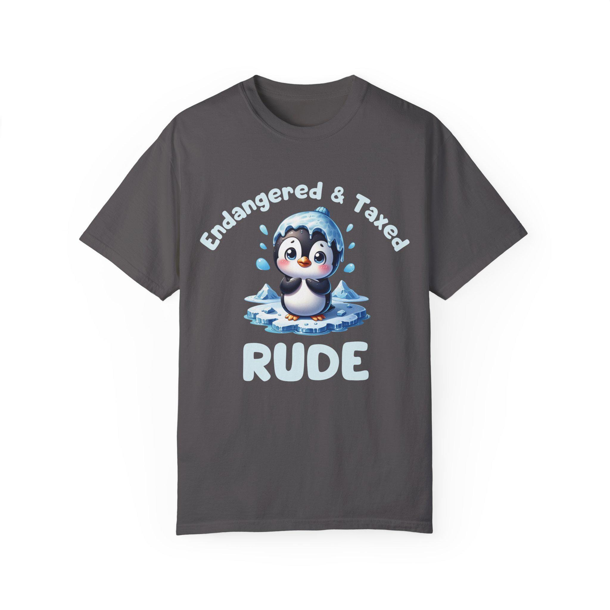 Endangered And Taxed Anti-tariff Penguin Activist T-shirt Protester Shirt Anti-trump Tee Fdt Penguin Lovers Resistance