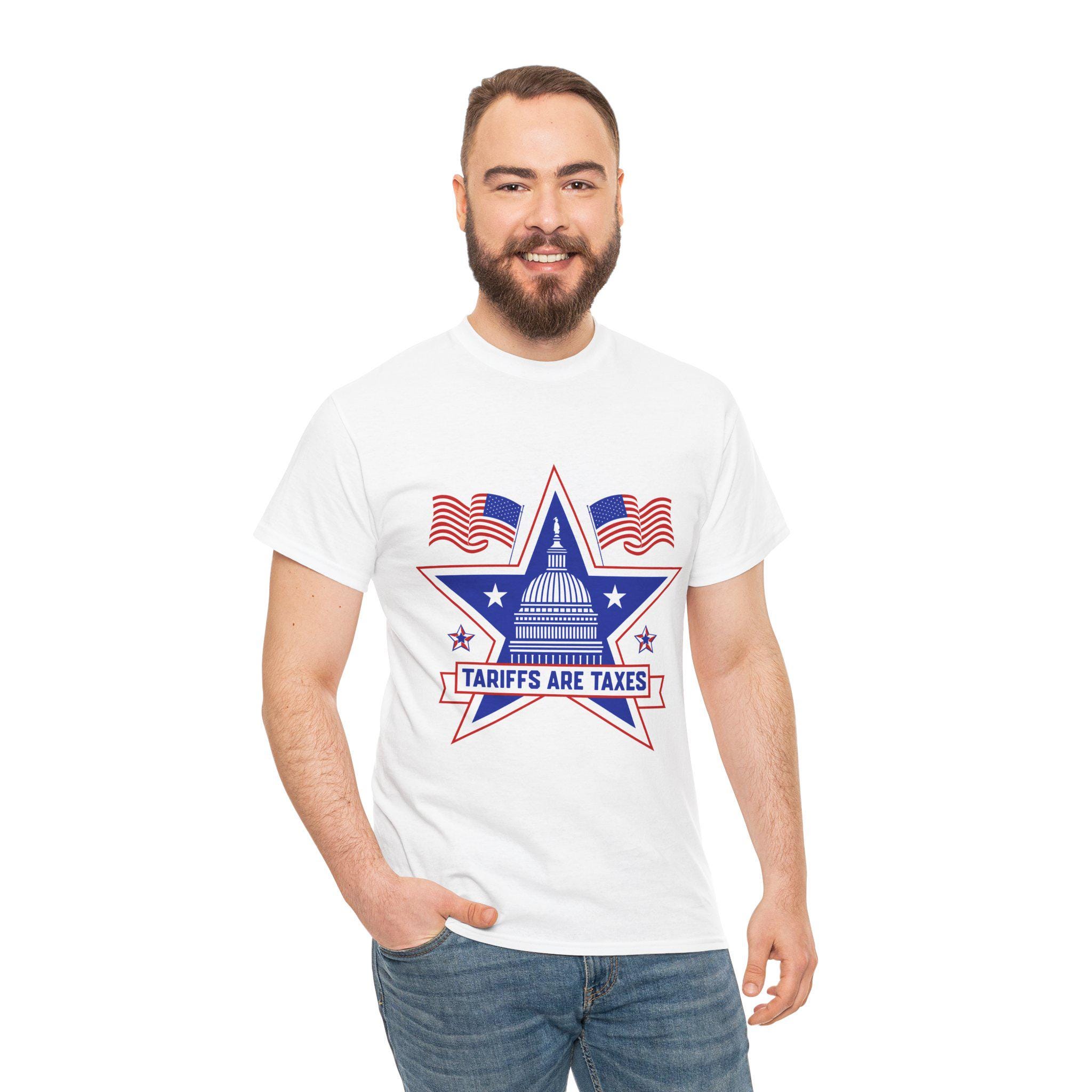 Tariffs Are Taxes T Shirt - Fdt - Support Democracy - American Themed Resistance