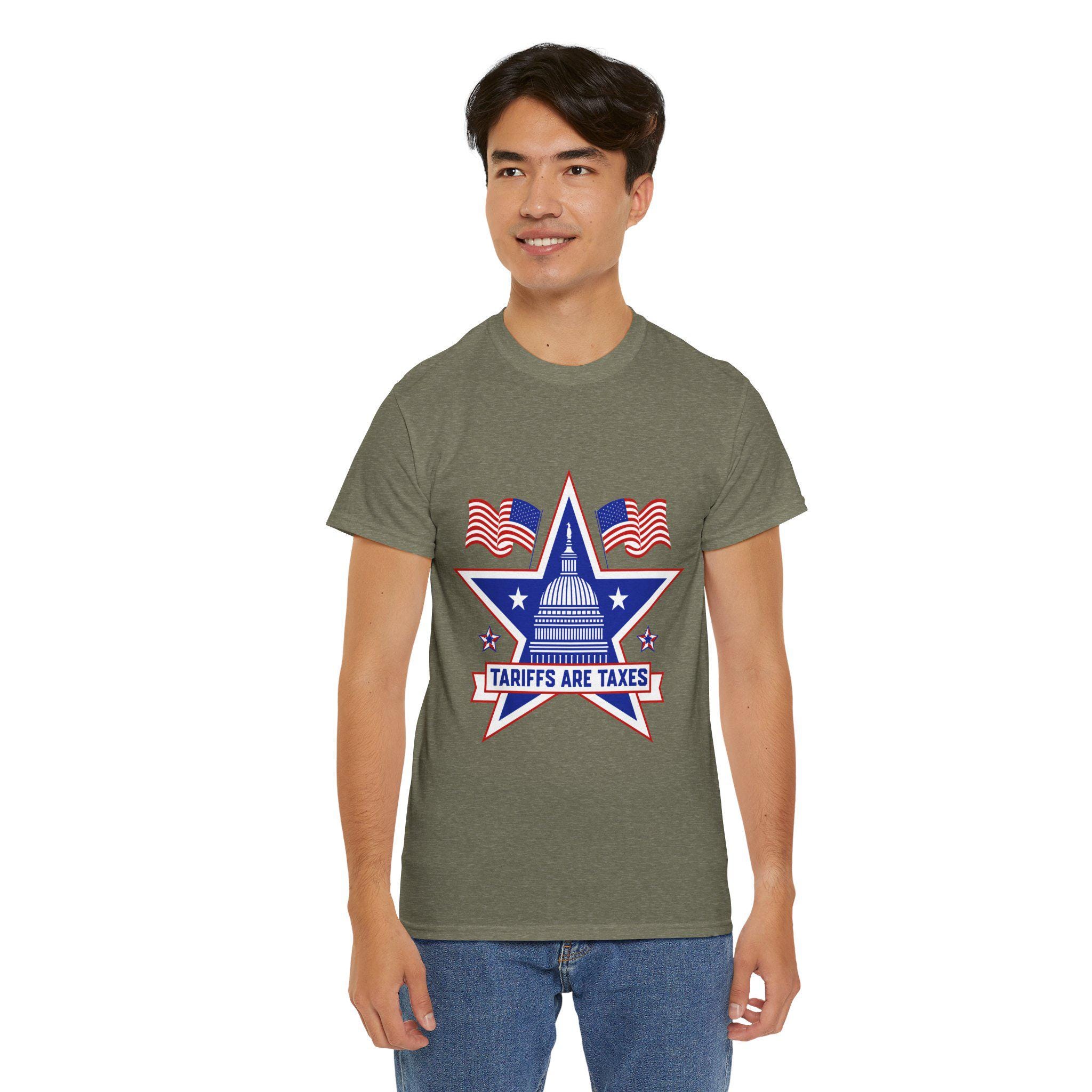 Tariffs Are Taxes T Shirt - Fdt - Support Democracy - American Themed Resistance