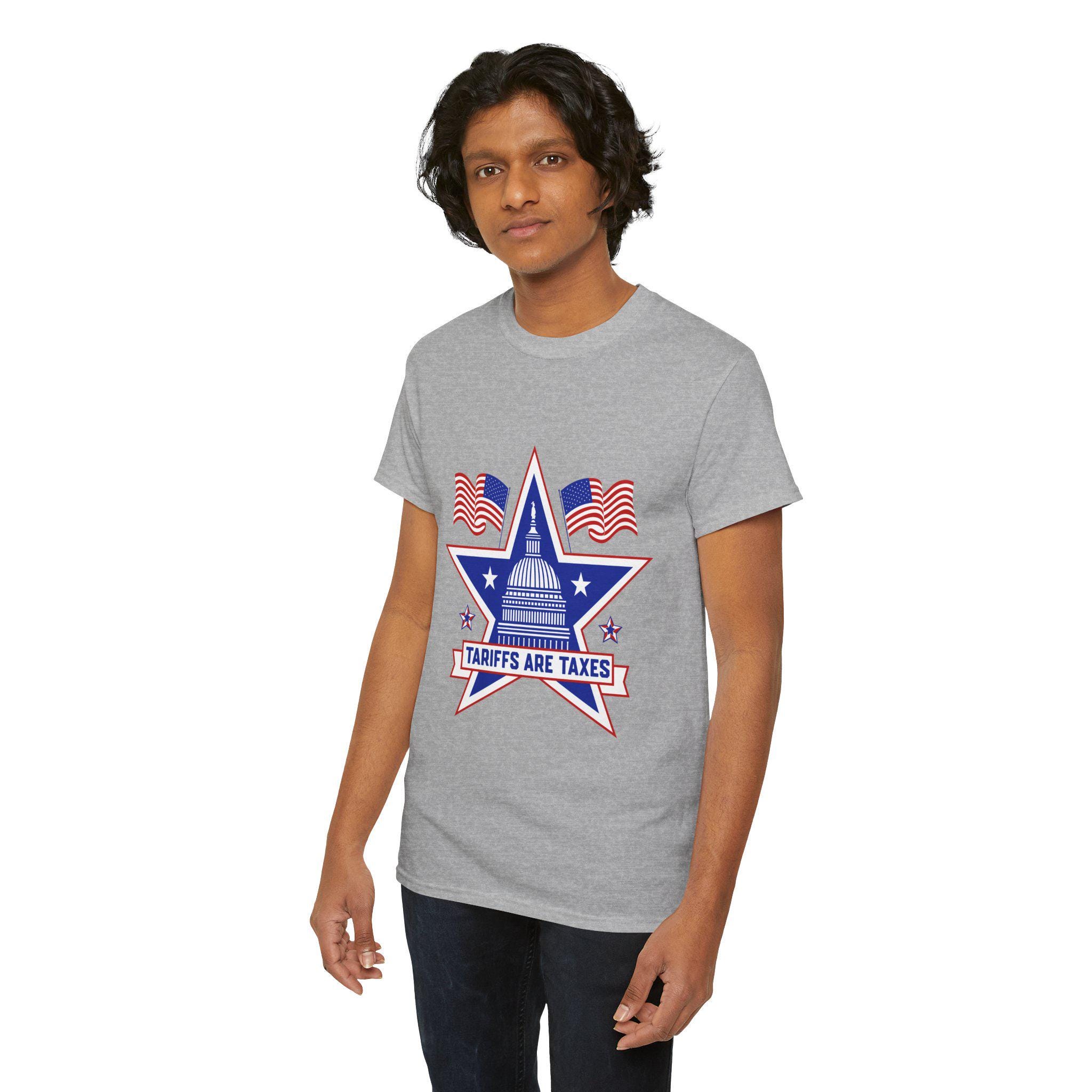 Tariffs Are Taxes T Shirt - Fdt - Support Democracy - American Themed Resistance