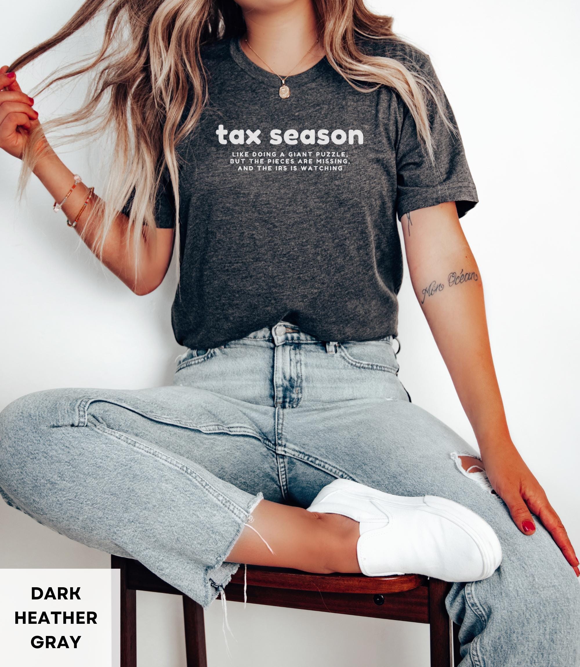 Accountant Shirt Tax Season Tee Cpa Gift Accountant Apparel Finance Clothing Accounting Top