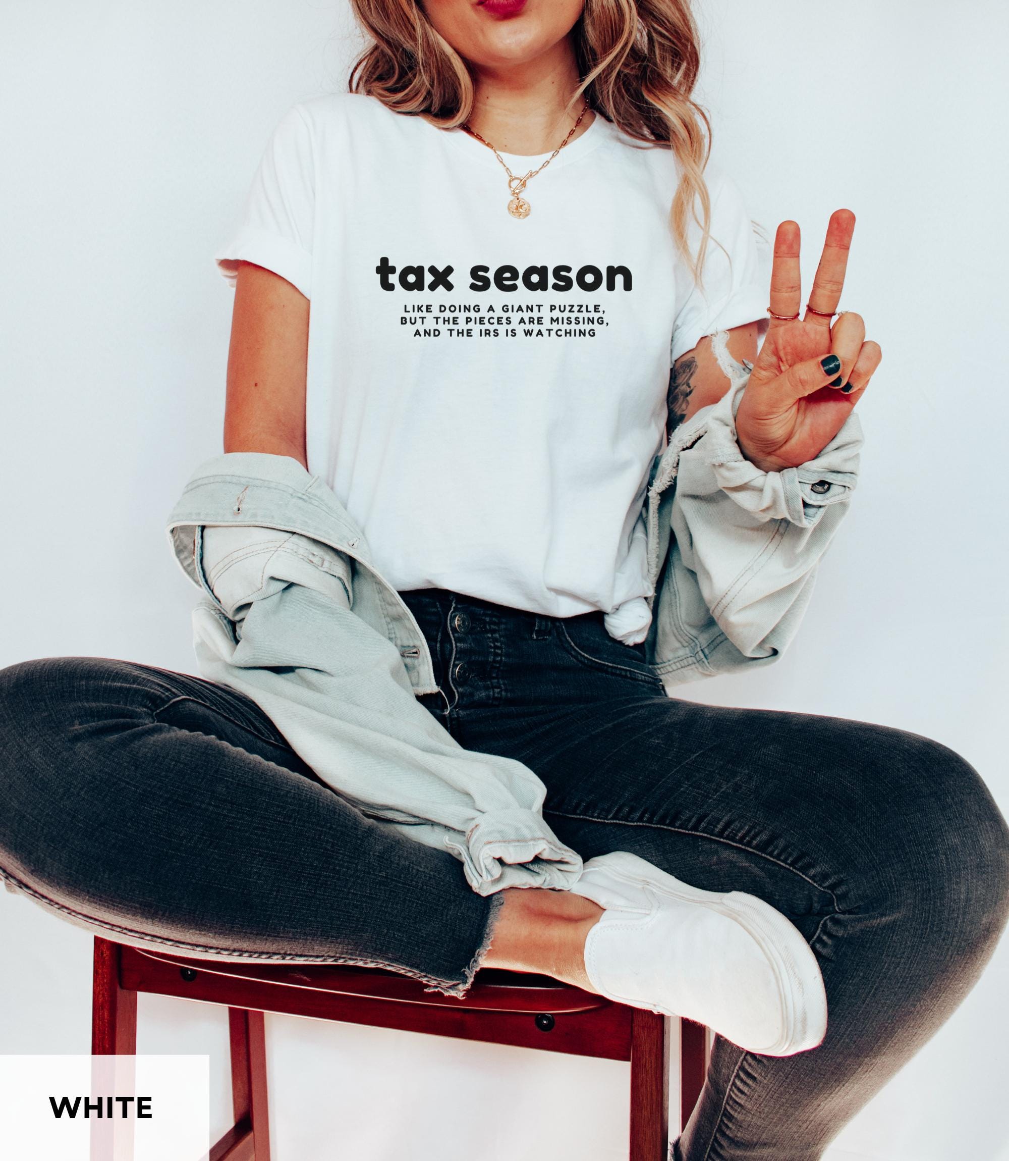 Accountant Shirt Tax Season Tee Cpa Gift Accountant Apparel Finance Clothing Accounting Top