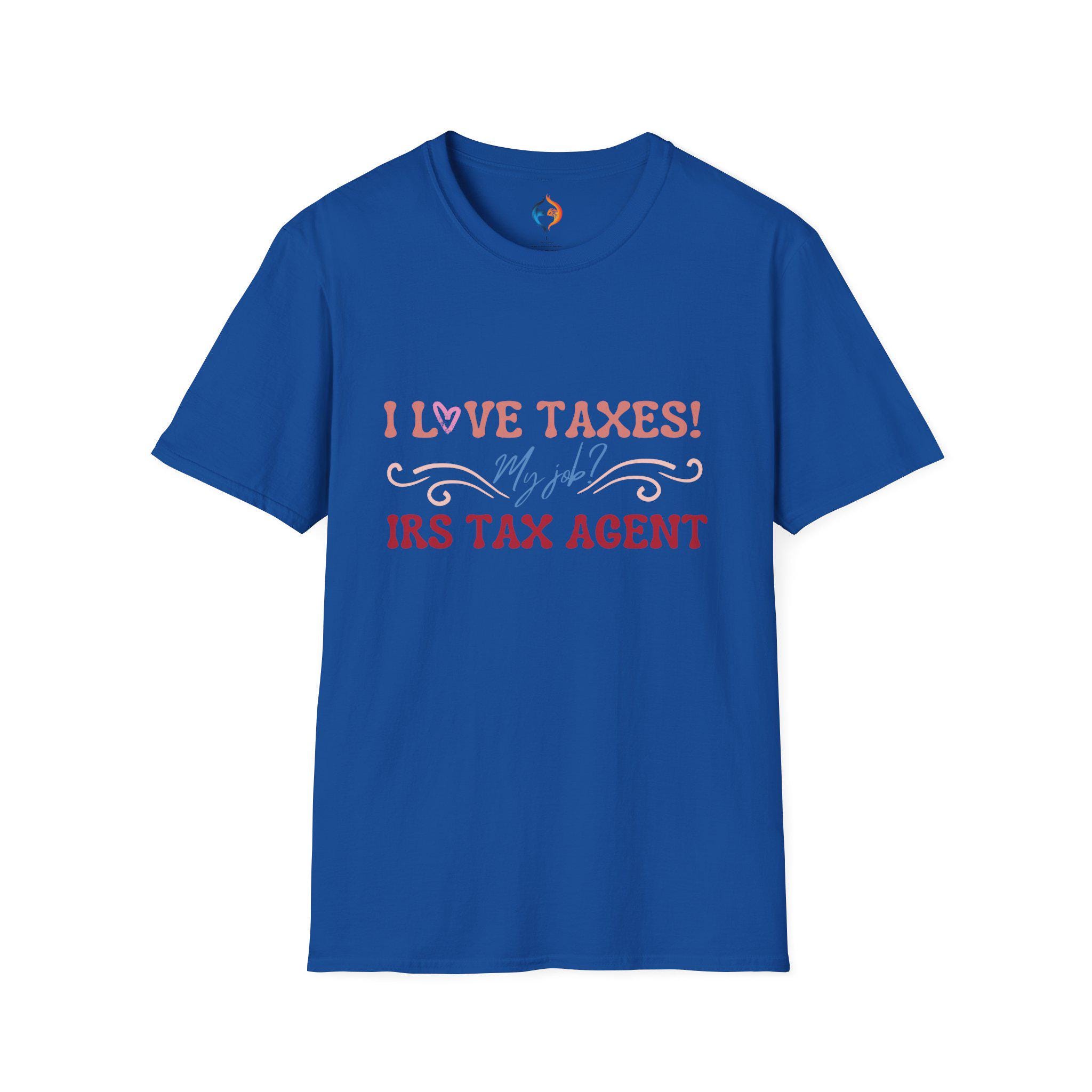 I Love Taxes T-shirt Funny Irs Tax Agent Tee Perfect For Accountants Tax Professionals; White Elephant Gift Idea Gift Under 20