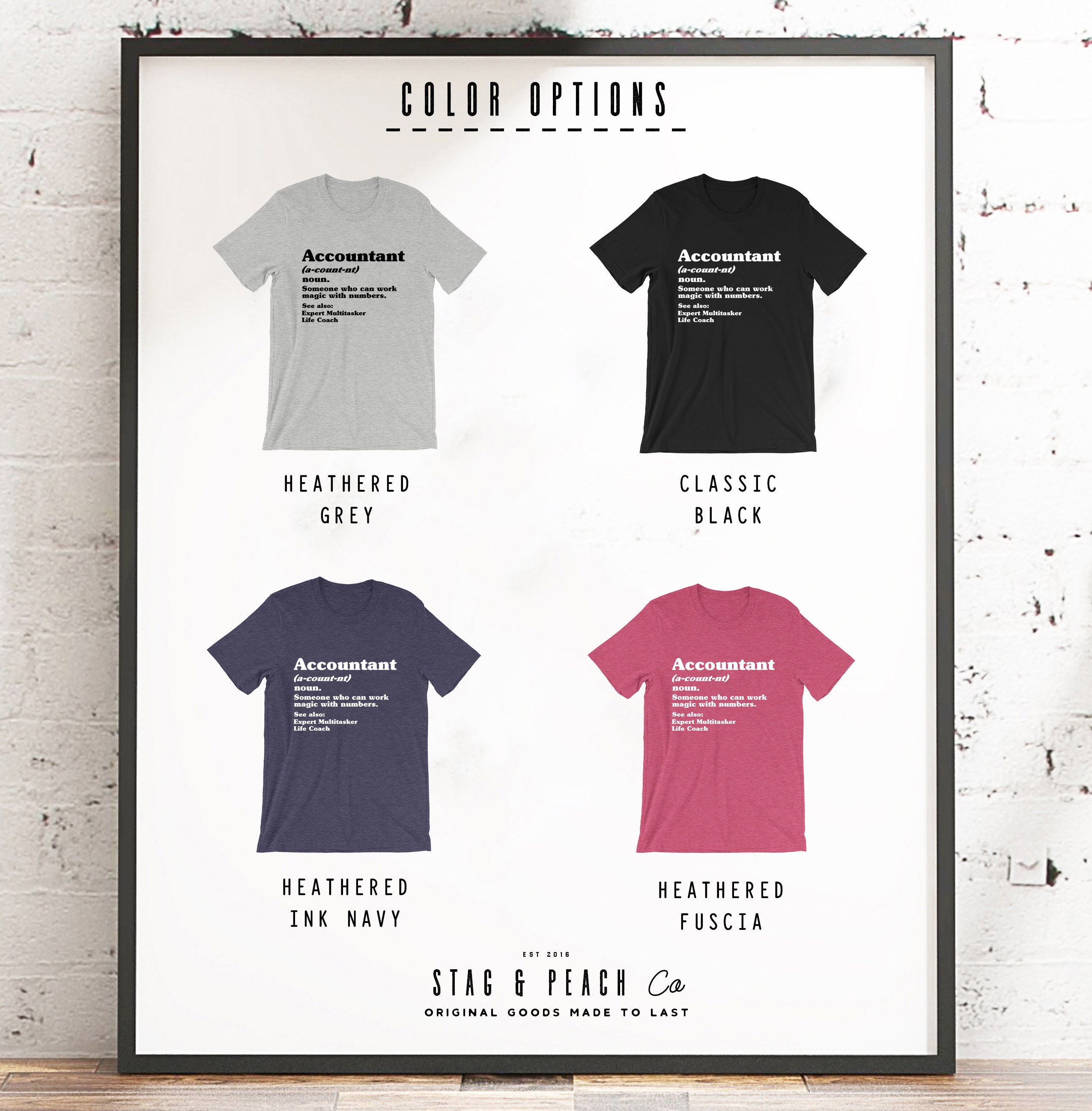 Accountant Definition Unisex T-shirt - Accountant Shirt Accountant Gift Accountant Accounting Degree Accountant Jokes