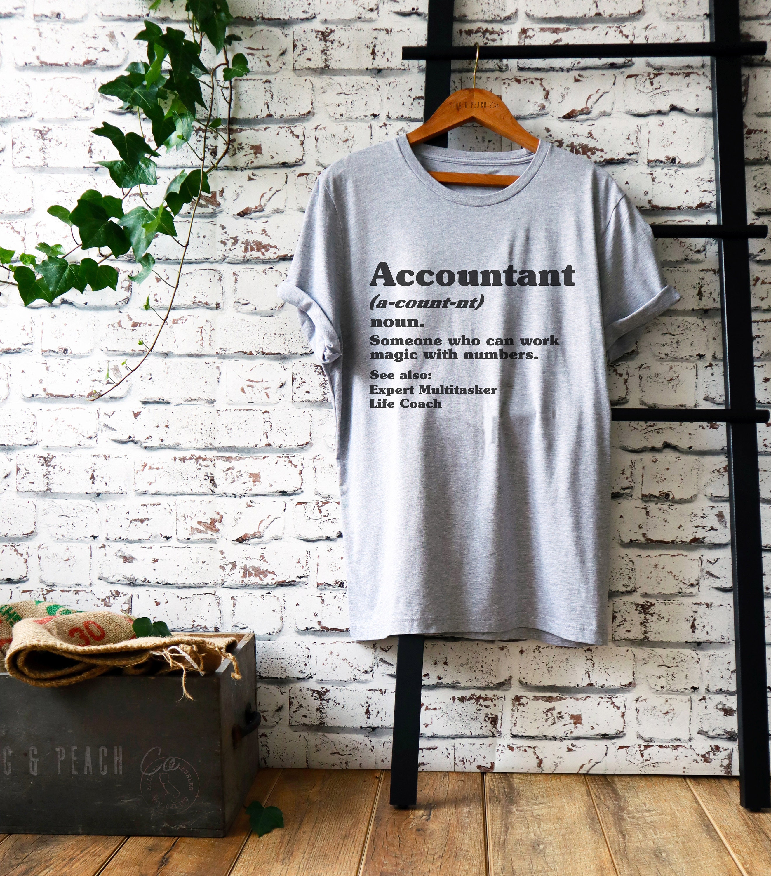 Accountant Definition Unisex T-shirt – Accountant Shirt Accountant Gift Accountant Accounting Degree Accountant Jokes