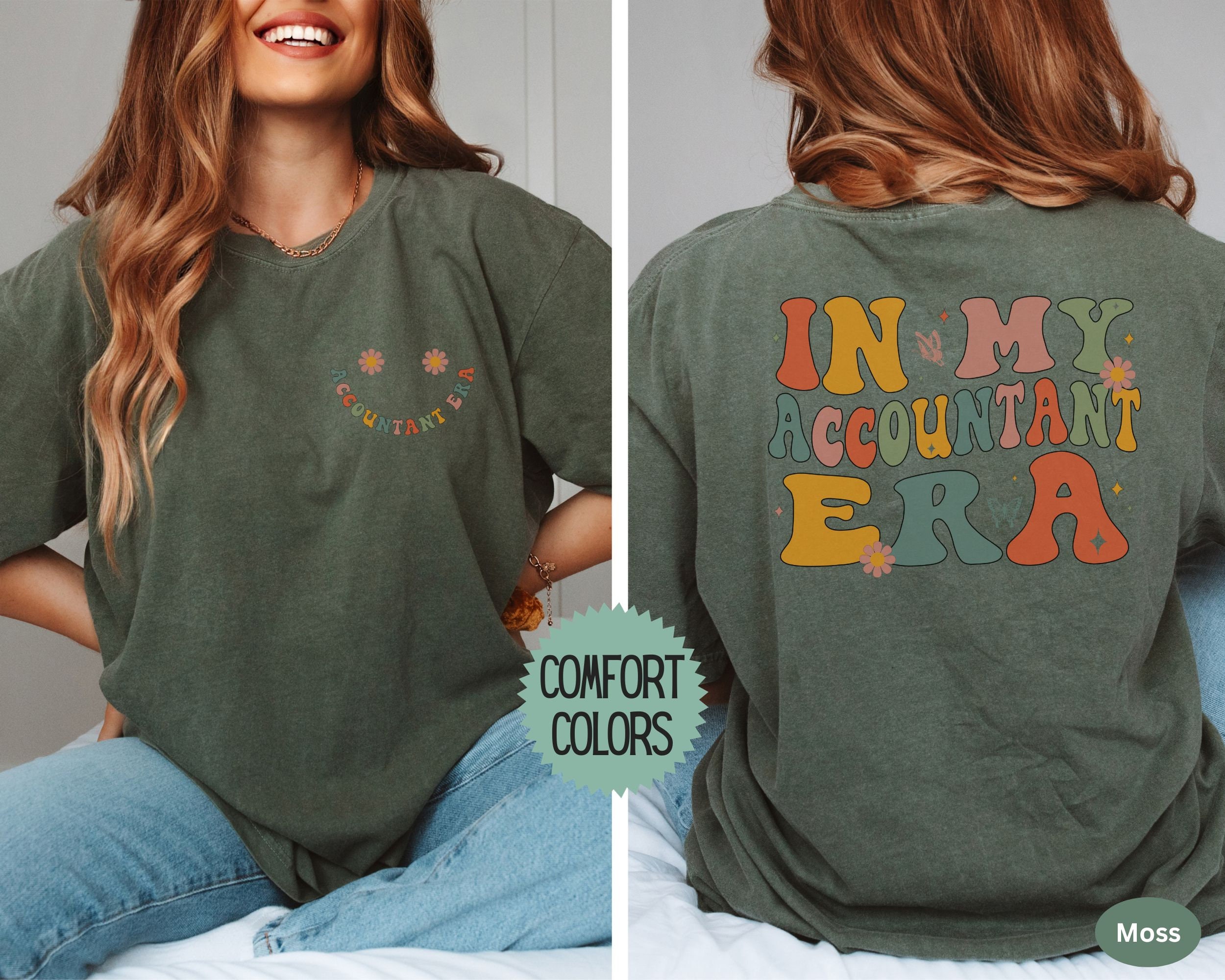 Accountant T Shirt Comfort Colors In My Accountant Era Shirt Accountant T-shirt Tax Accountant Shirt For Accountant Gift Funny Cpa Tshirt