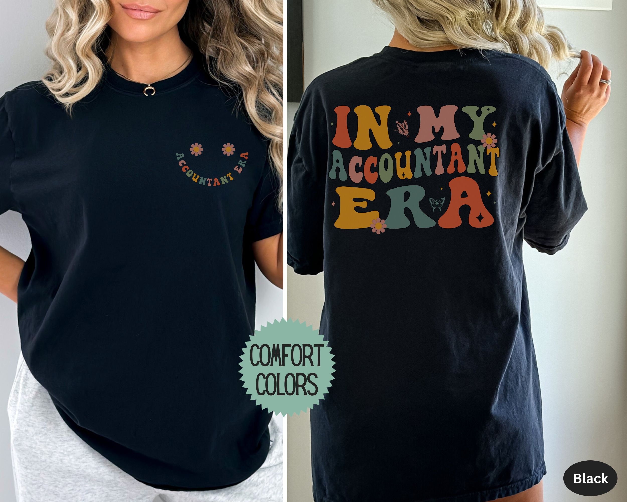 Accountant T Shirt Comfort Colors In My Accountant Era Shirt Accountant T-shirt Tax Accountant Shirt For Accountant Gift Funny Cpa Tshirt