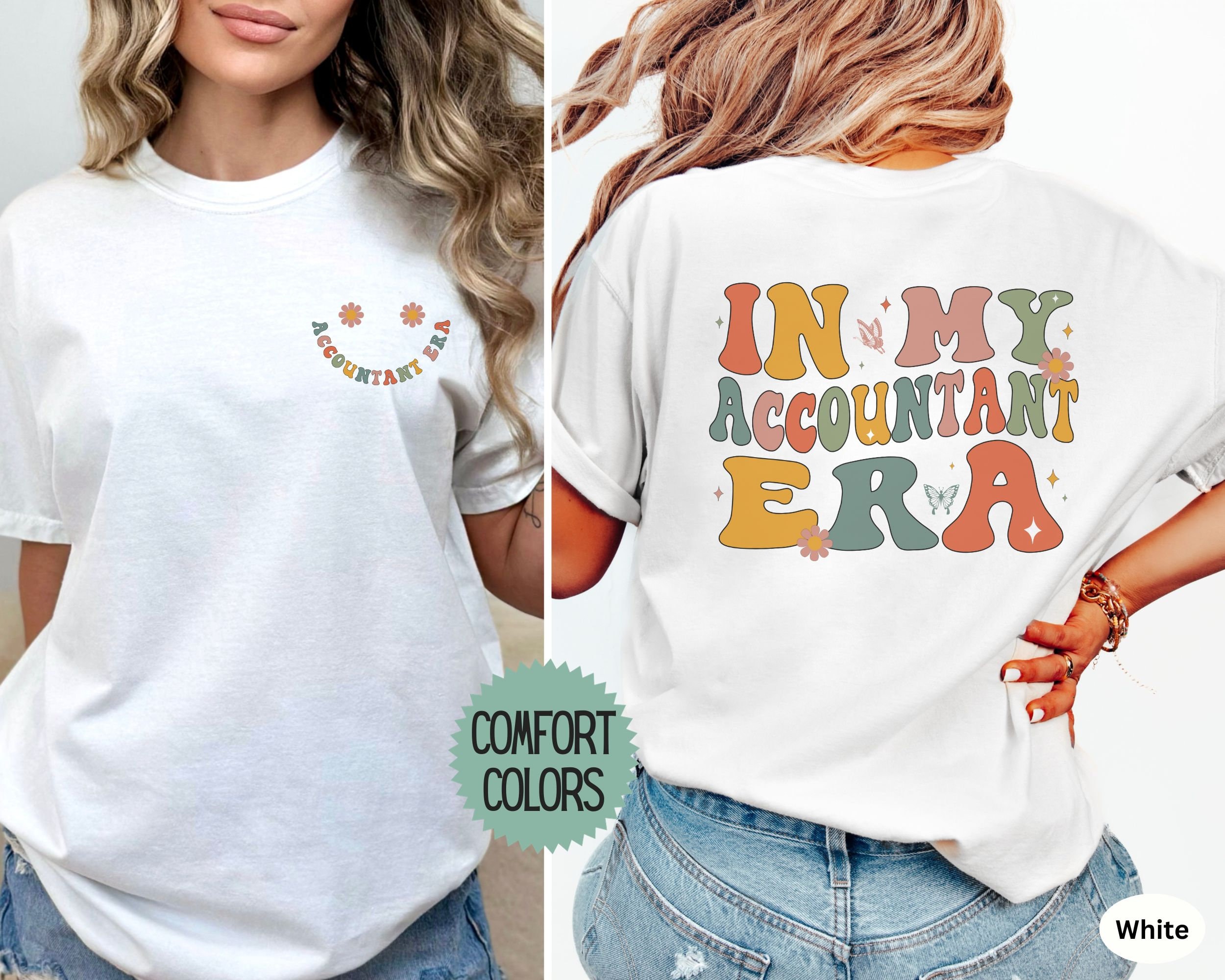 Accountant T Shirt Comfort Colors In My Accountant Era Shirt Accountant T-shirt Tax Accountant Shirt For Accountant Gift Funny Cpa Tshirt