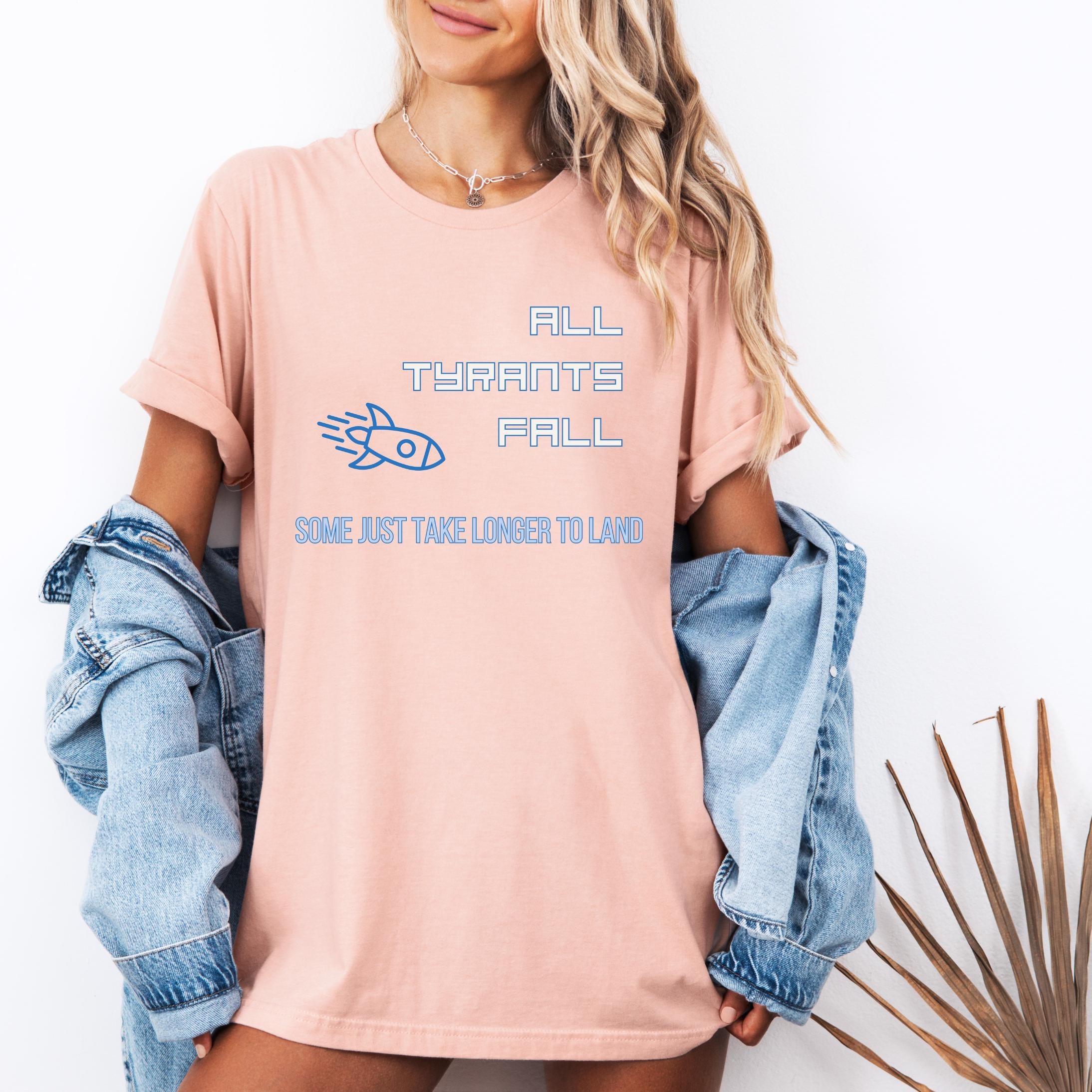All Tyrants Fall Shirt Anti-oligarch Tee Space Billionaire Parody Shirt Anti-elon Musk Shirt Anti Trump Shirt Tesla Takedown And Fdt