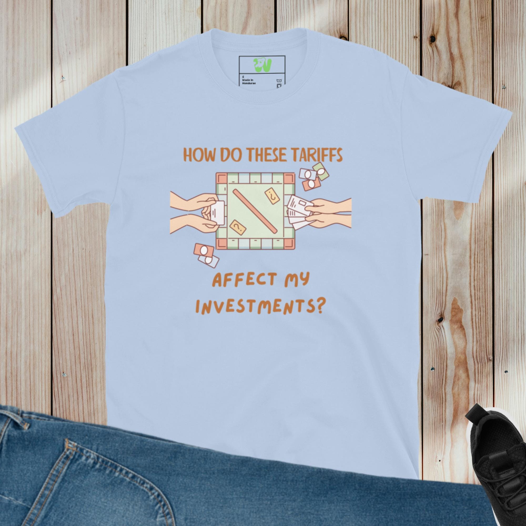 How Do These Tariffs Affect My Investments Free Shipping Tariffs Taxes Investments Fake Money Inflation Short-sleeve Unisex T-shirt