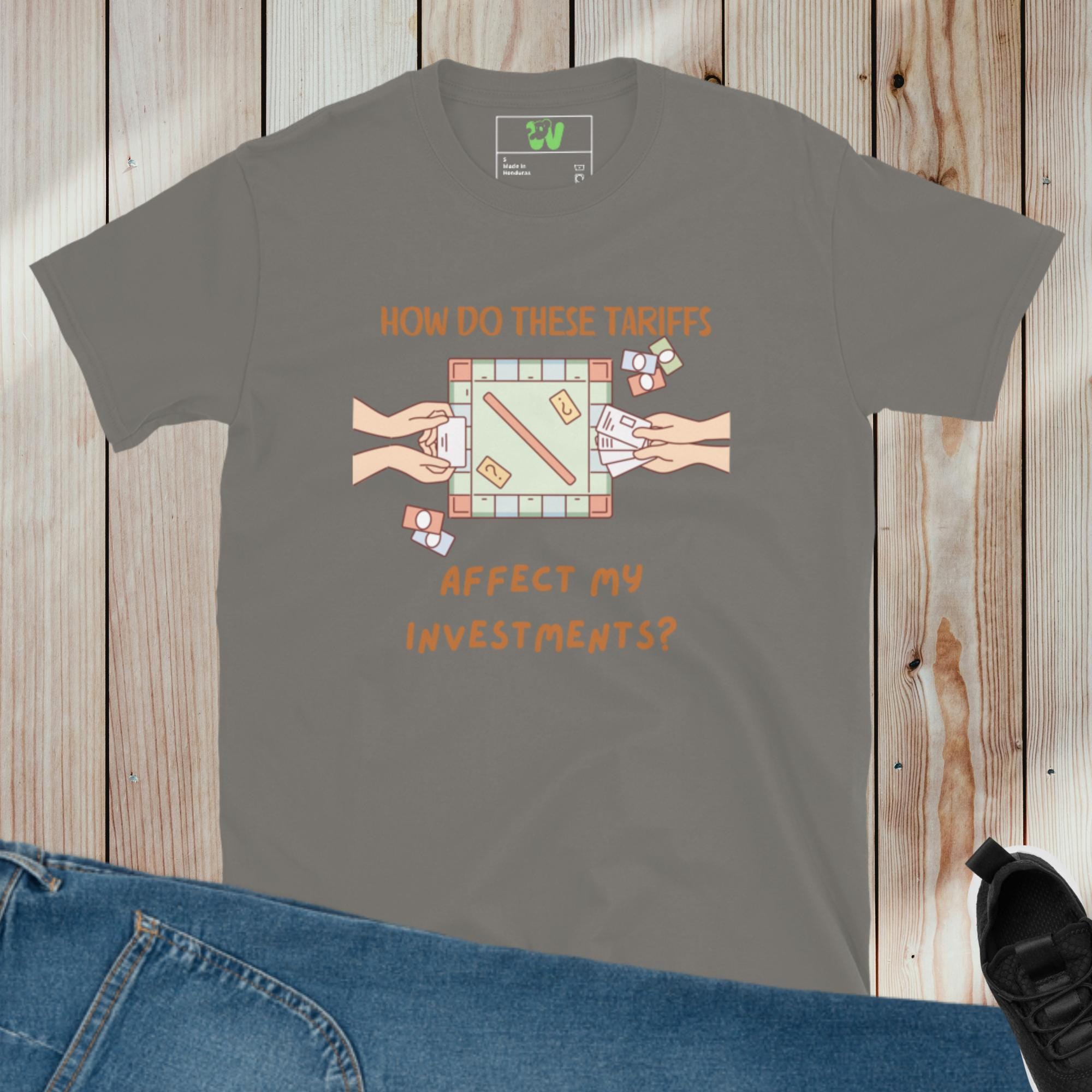How Do These Tariffs Affect My Investments Free Shipping Tariffs Taxes Investments Fake Money Inflation Short-sleeve Unisex T-shirt