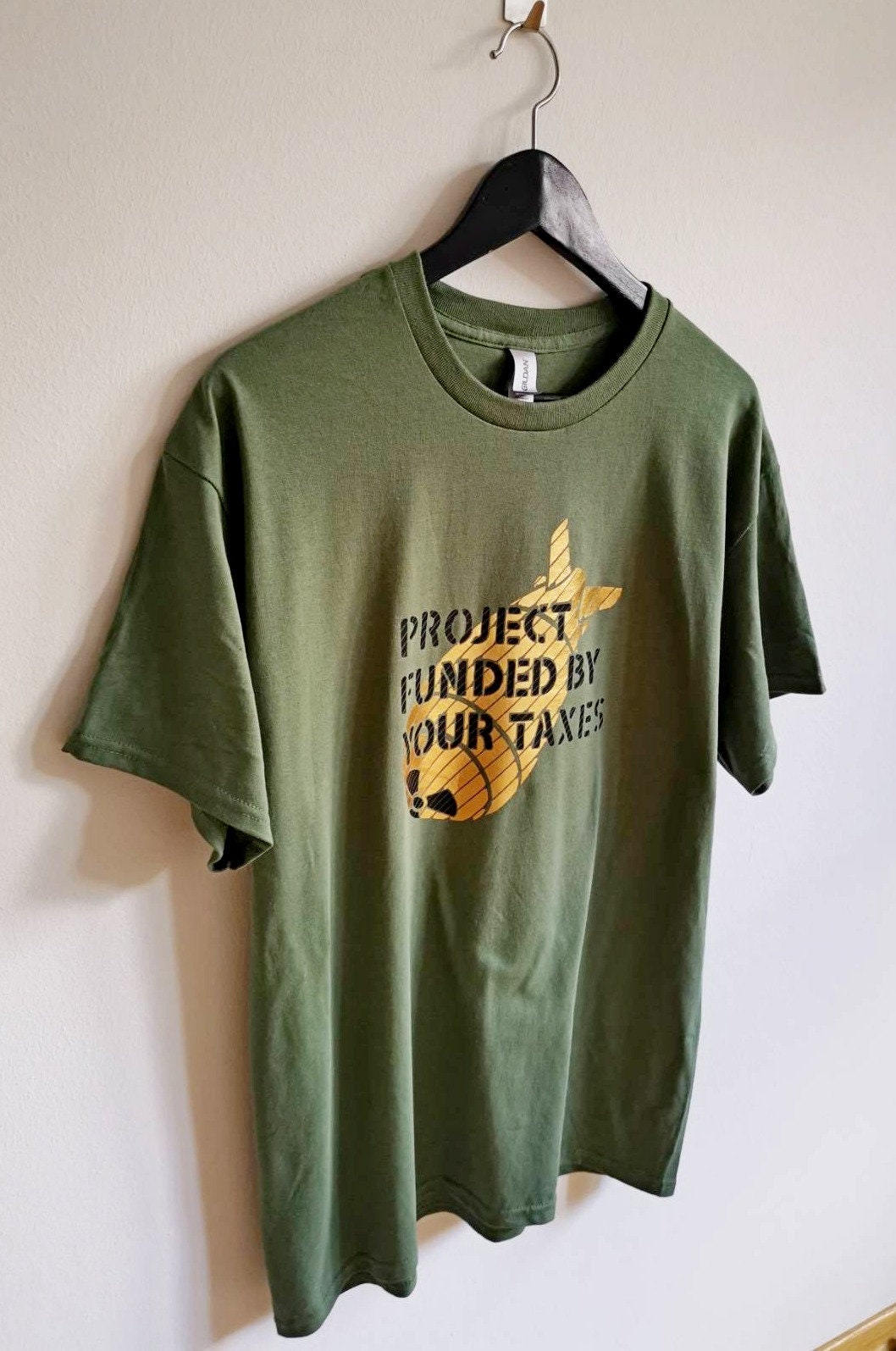 Project Funded By Your Taxes Unisex T-shirt Anti-war Statement
