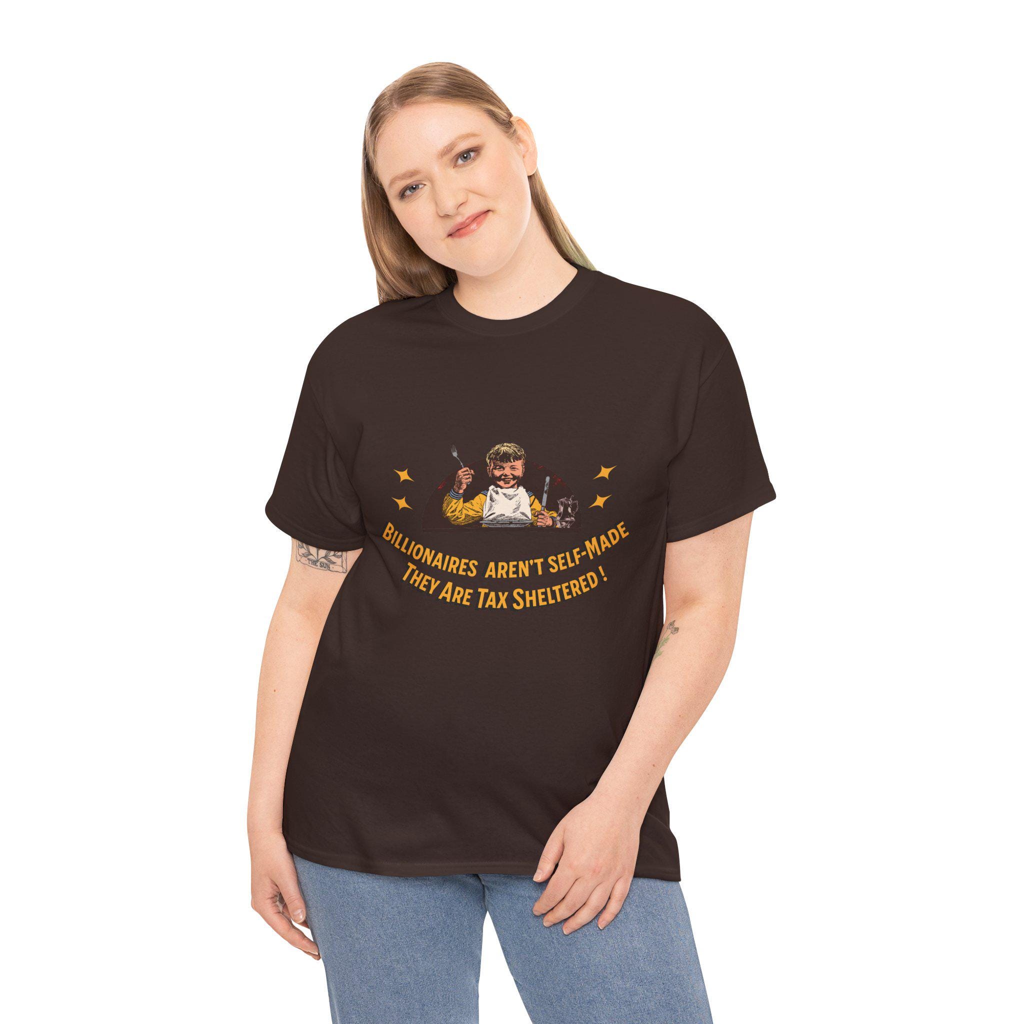 Political Statement T-shirt Billionaires Tax Protest Tee Activist Unisex Shirt Social Justice Apparel Wealth Inequality Top