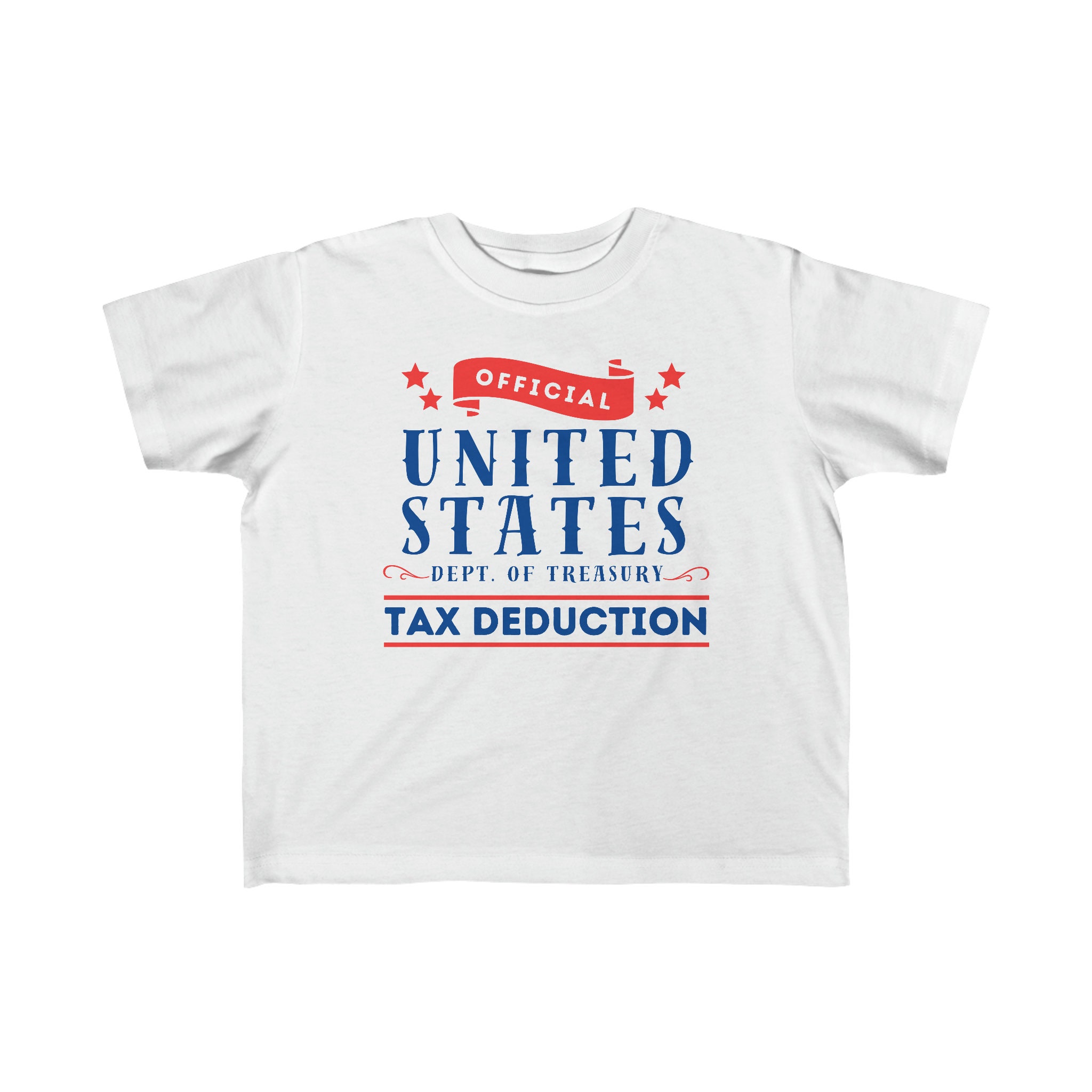 Official United States Tax Deduction - Funny Boygirl Toddler's Fine Jersey Tee T-shirt
