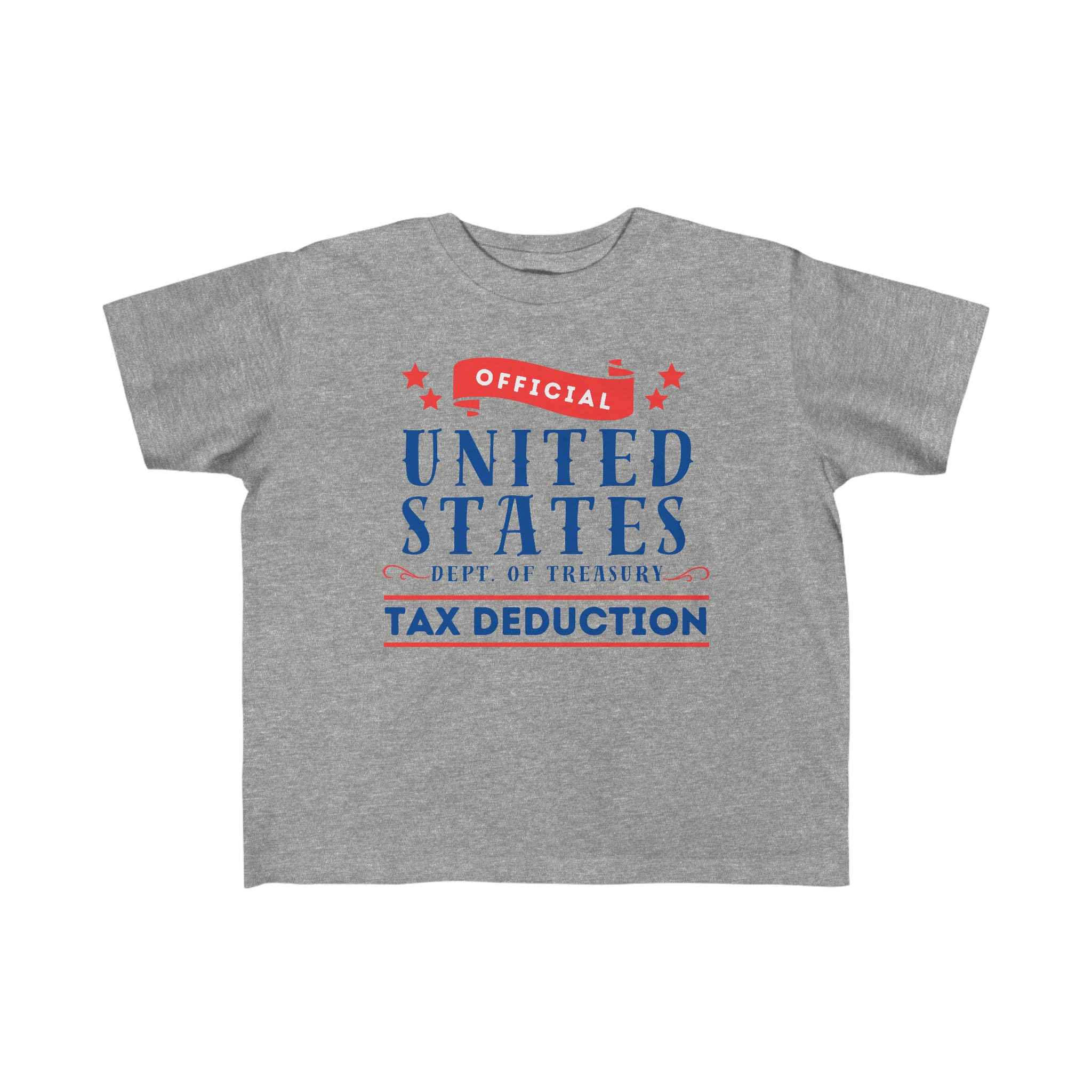 Official United States Tax Deduction – Funny Boygirl Toddlers Fine Jersey Tee T-shirt