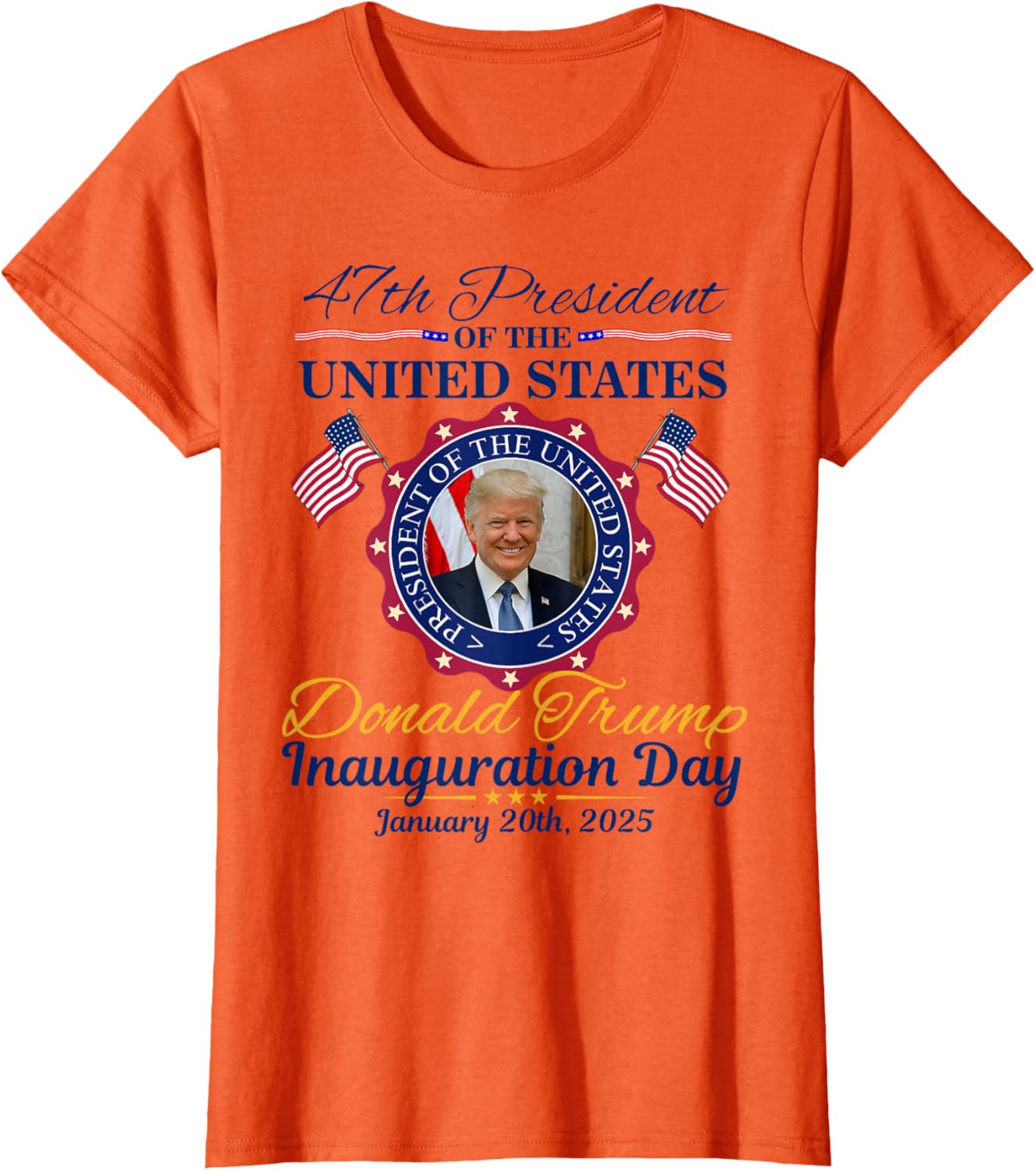 President Donald Trump Inauguration Day 2025 Memorabilia T-shirt