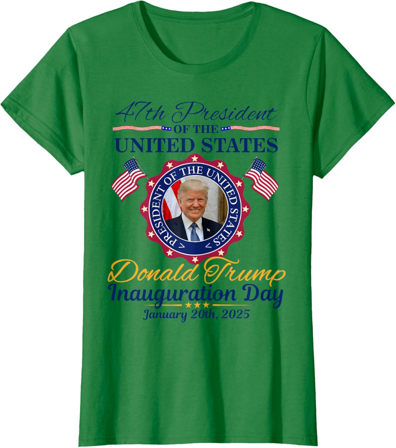 President Donald Trump Inauguration Day 2025 Memorabilia T-shirt