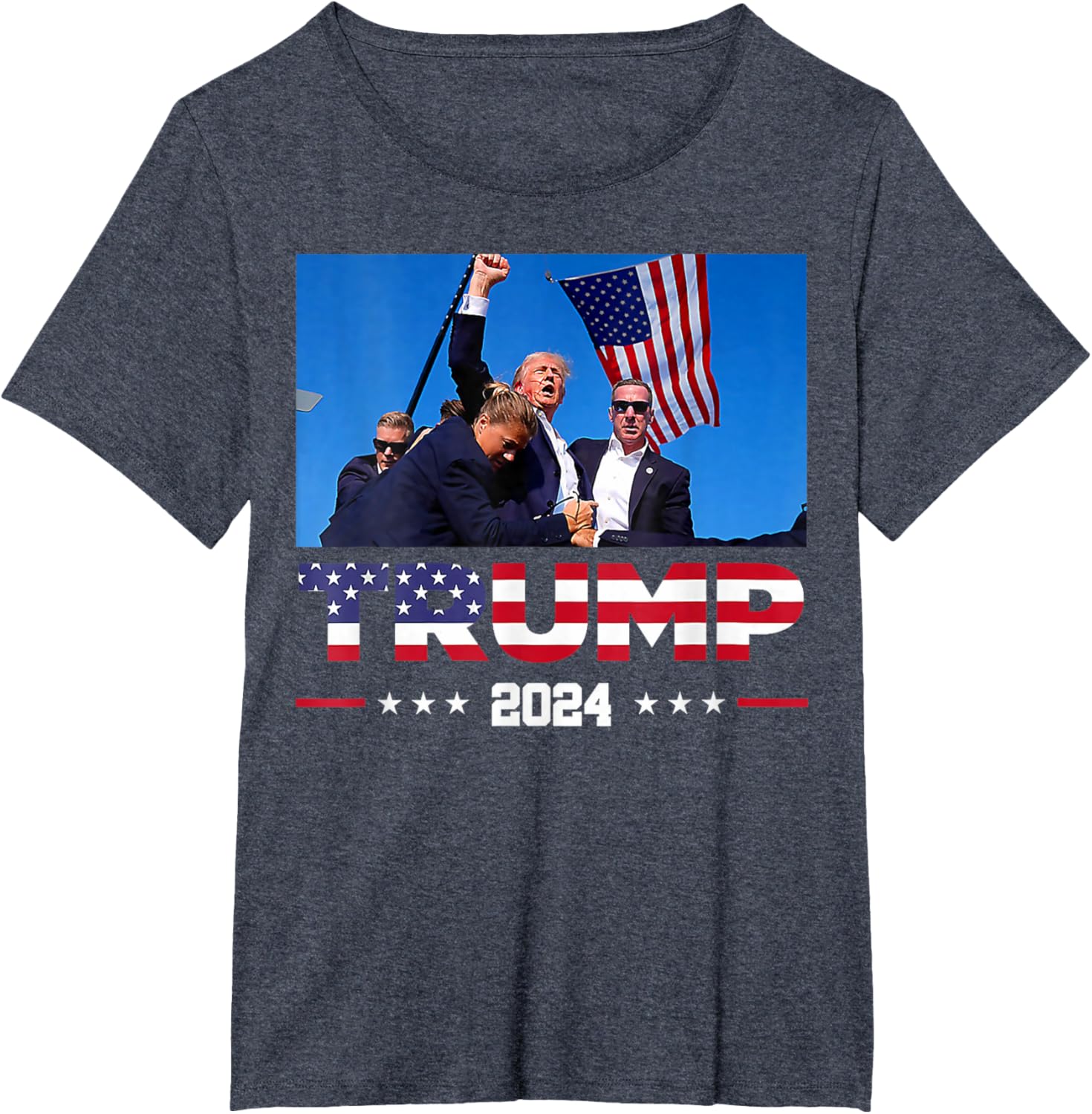 Trump Assassination Attempt Photo Take America Back 2024 T-shirt