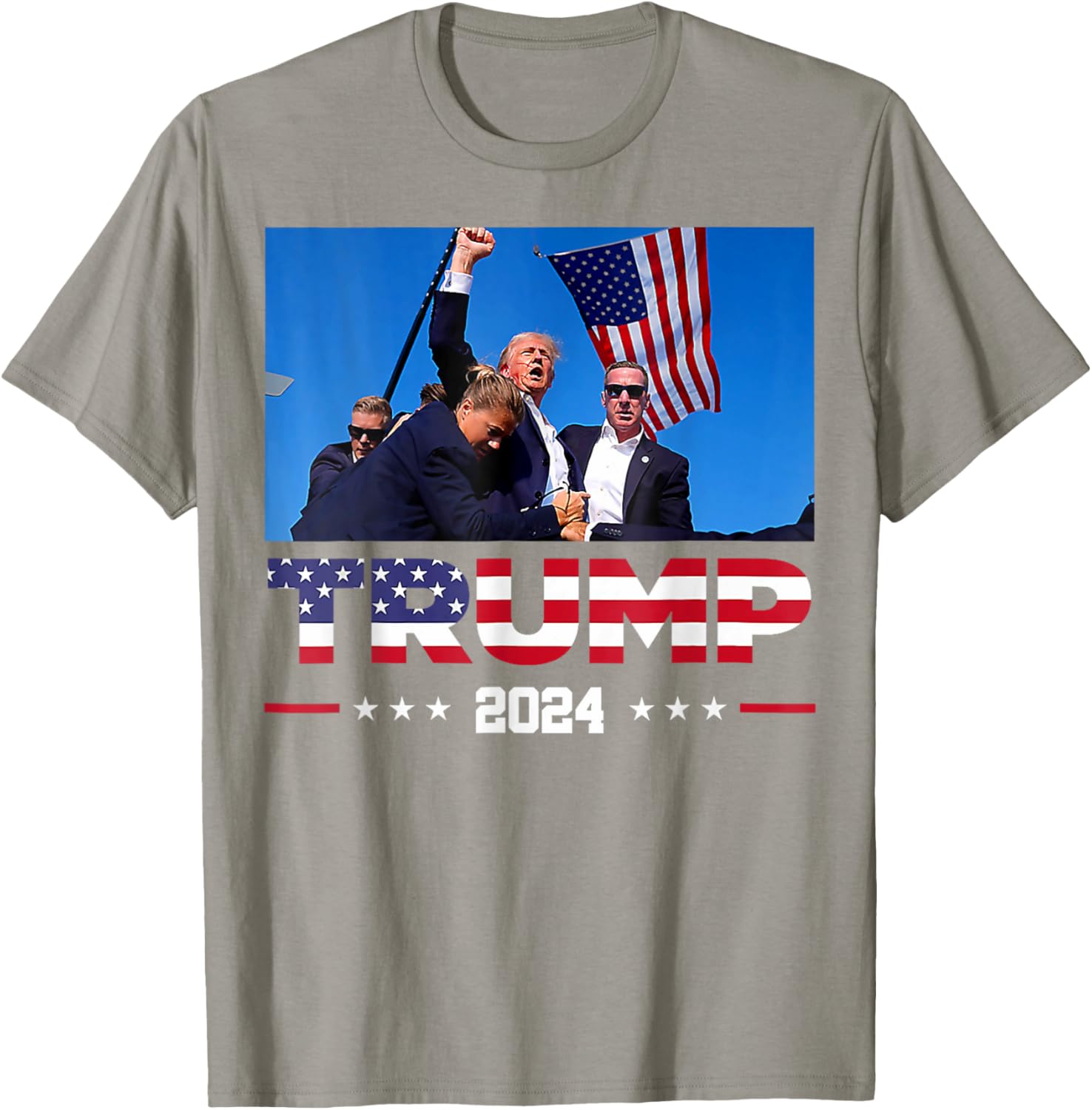 Trump Assassination Attempt Photo Take America Back 2024 T-shirt