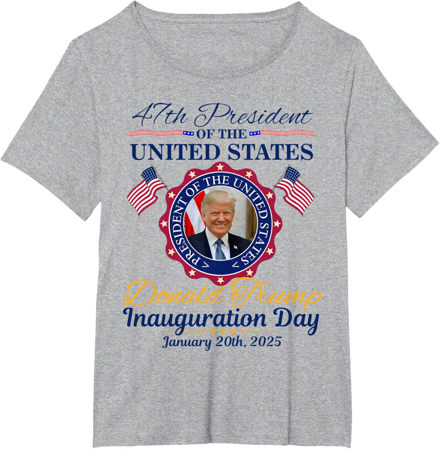 President Donald Trump Inauguration Day 2025 Memorabilia T-shirt