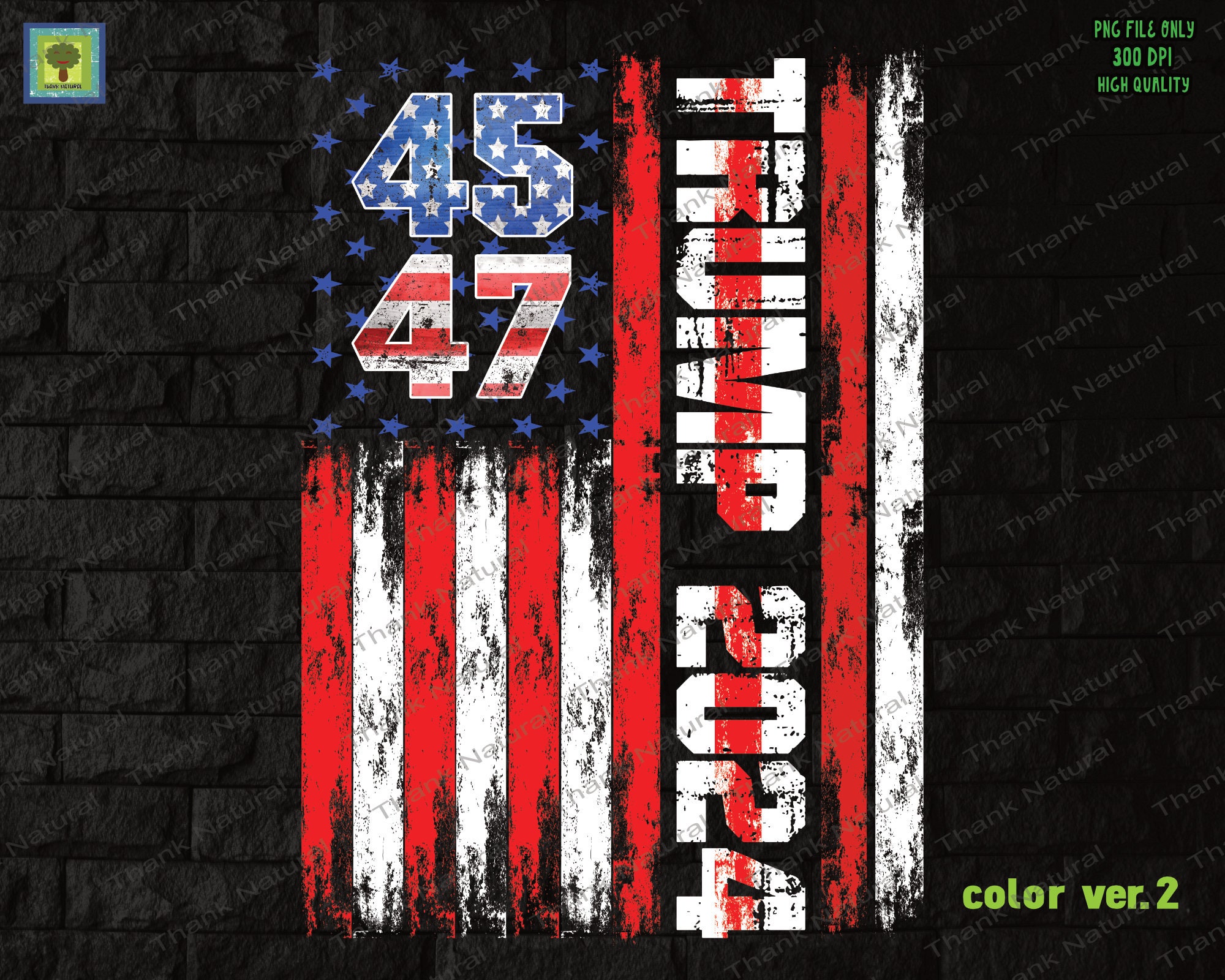 Trump 2024 45 47 Patriotic American Flag Png Sublimation Designs Download Vintage Usa Flag 1776 Us Flag Retro Trump I'll Be Back 45 47