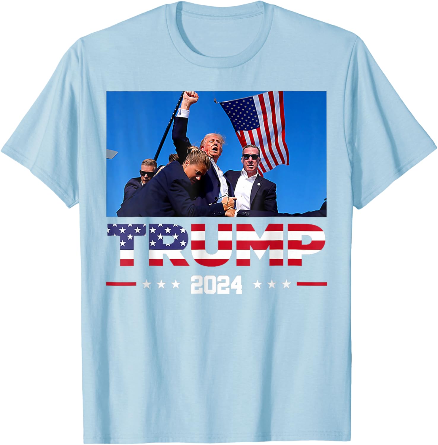 Trump Assassination Attempt Photo Take America Back 2024 T-shirt