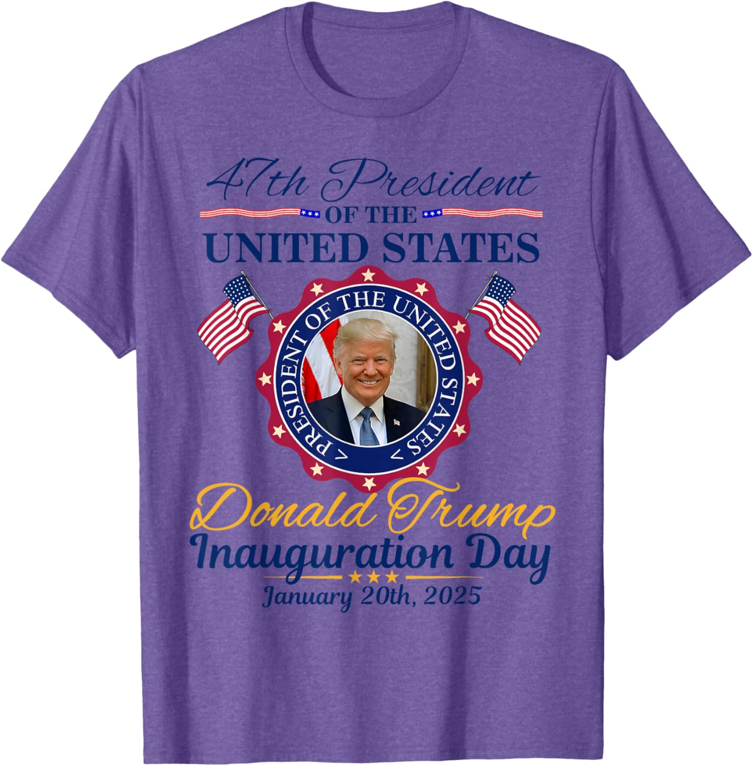 President Donald Trump Inauguration Day 2025 Memorabilia T-shirt