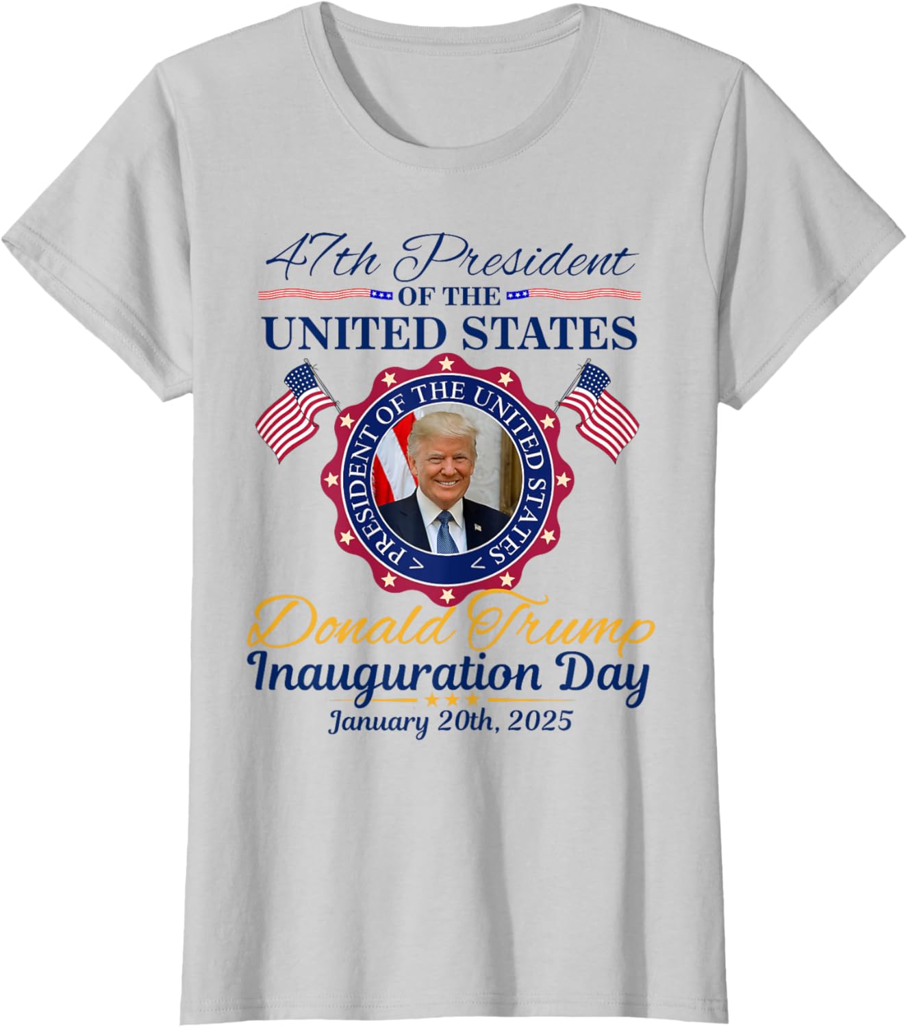 President Donald Trump Inauguration Day 2025 Memorabilia T-shirt