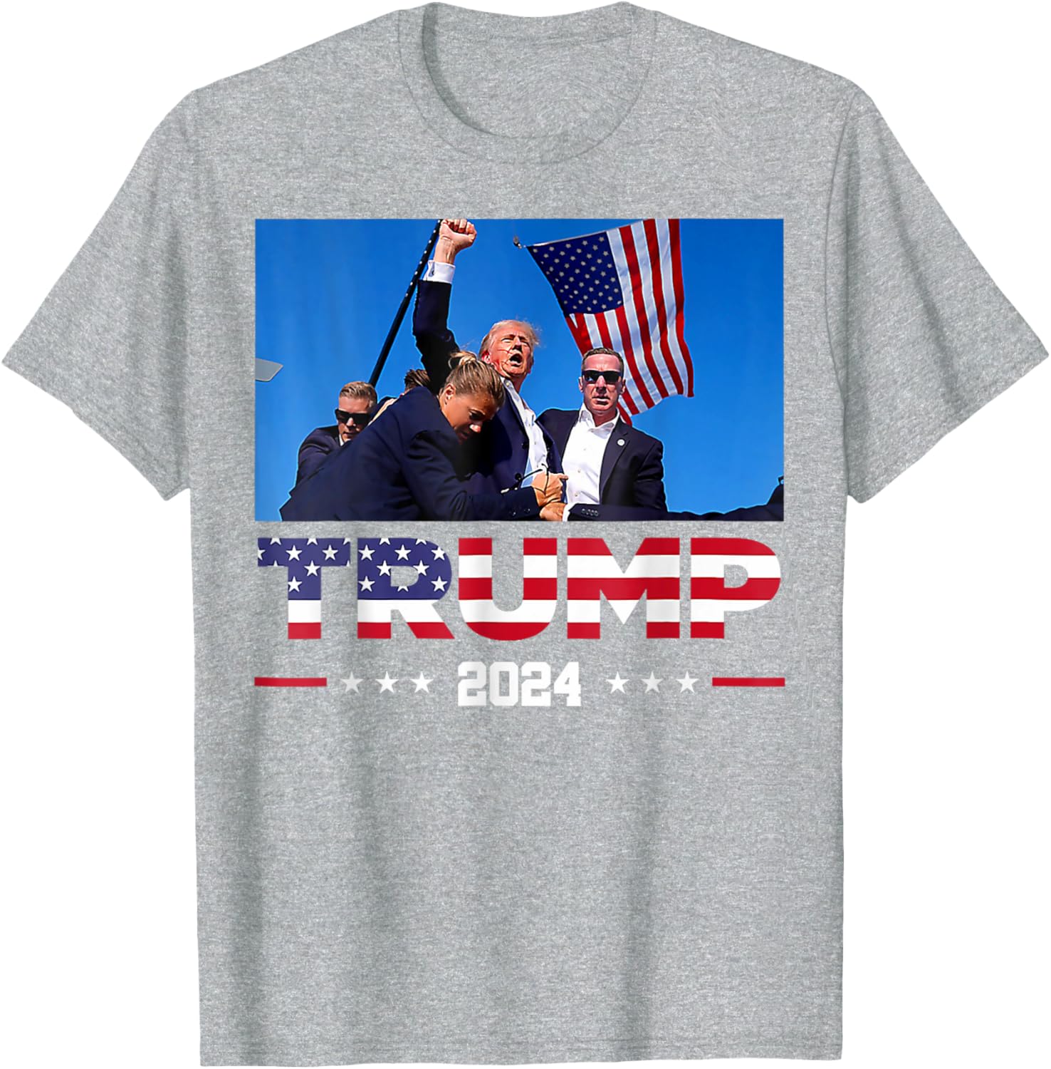 Trump Assassination Attempt Photo Take America Back 2024 T-shirt