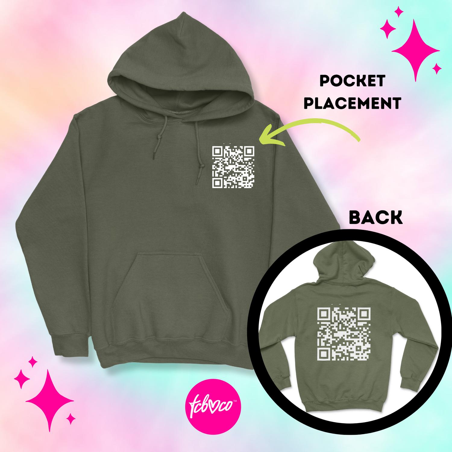 Funny Fu Qr Code Hoodie