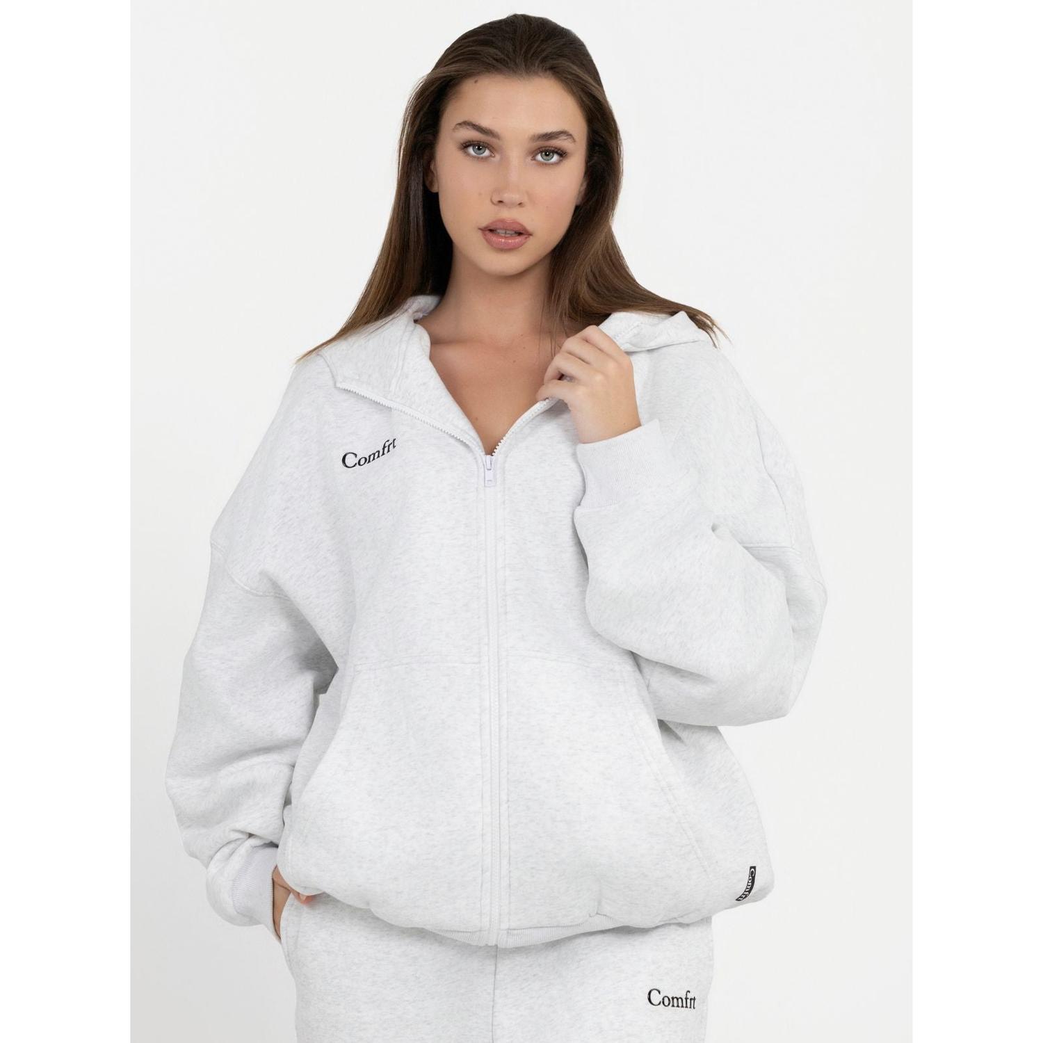 Comfrt Cloud Zip Oversized Hoodie For Stress Anxiety